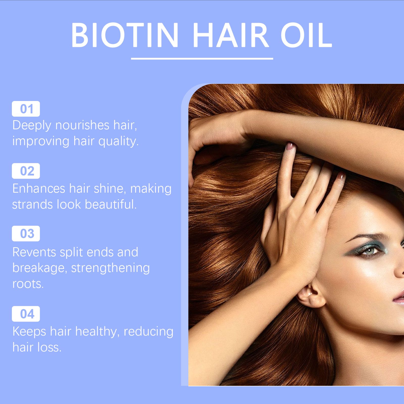 Rosemary Hair Oil Nourishing Moisturizing For Dry Frizzy Hair Strengthening And Daily Care