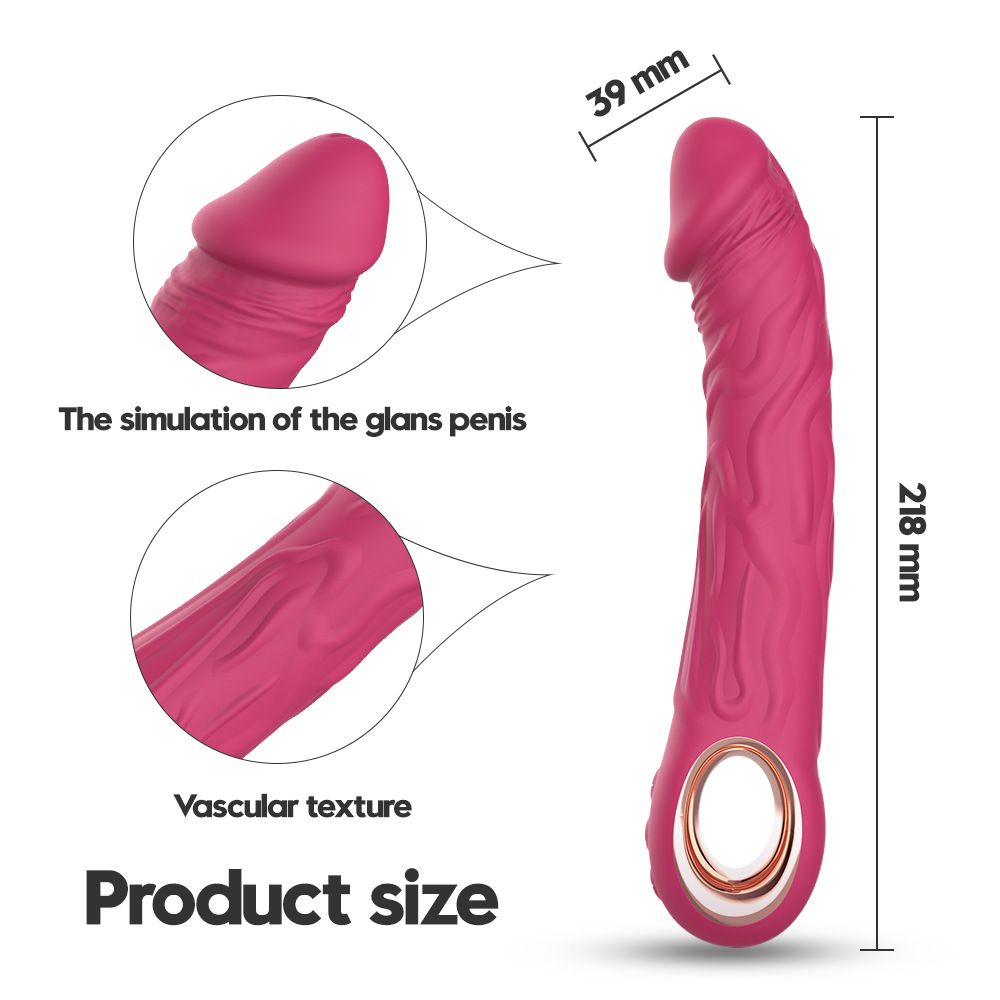 Wand Vibrator Sex Toy Glans G-Spot Massager Vibrator with 10 Vibration Frequencies Female Masturbation Vibrator Adult Toys for Couples