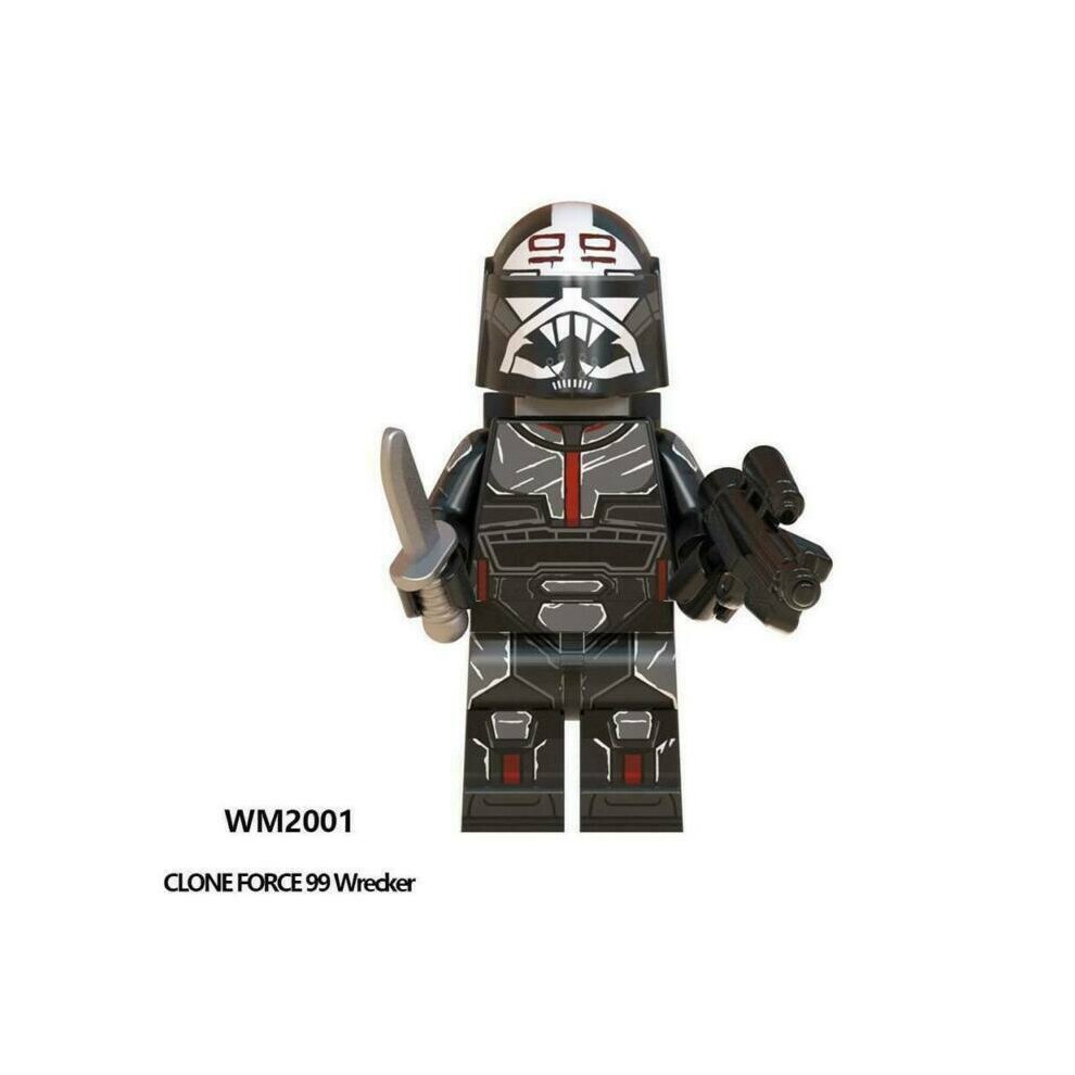 Star Wars Minifigures Clone Wars Jesse Rex Cody Building Blocks with Weapons Accessories Toy Collection Mini Block Set Fit Lego Birthday Party  Room Decoration Cake Toppers