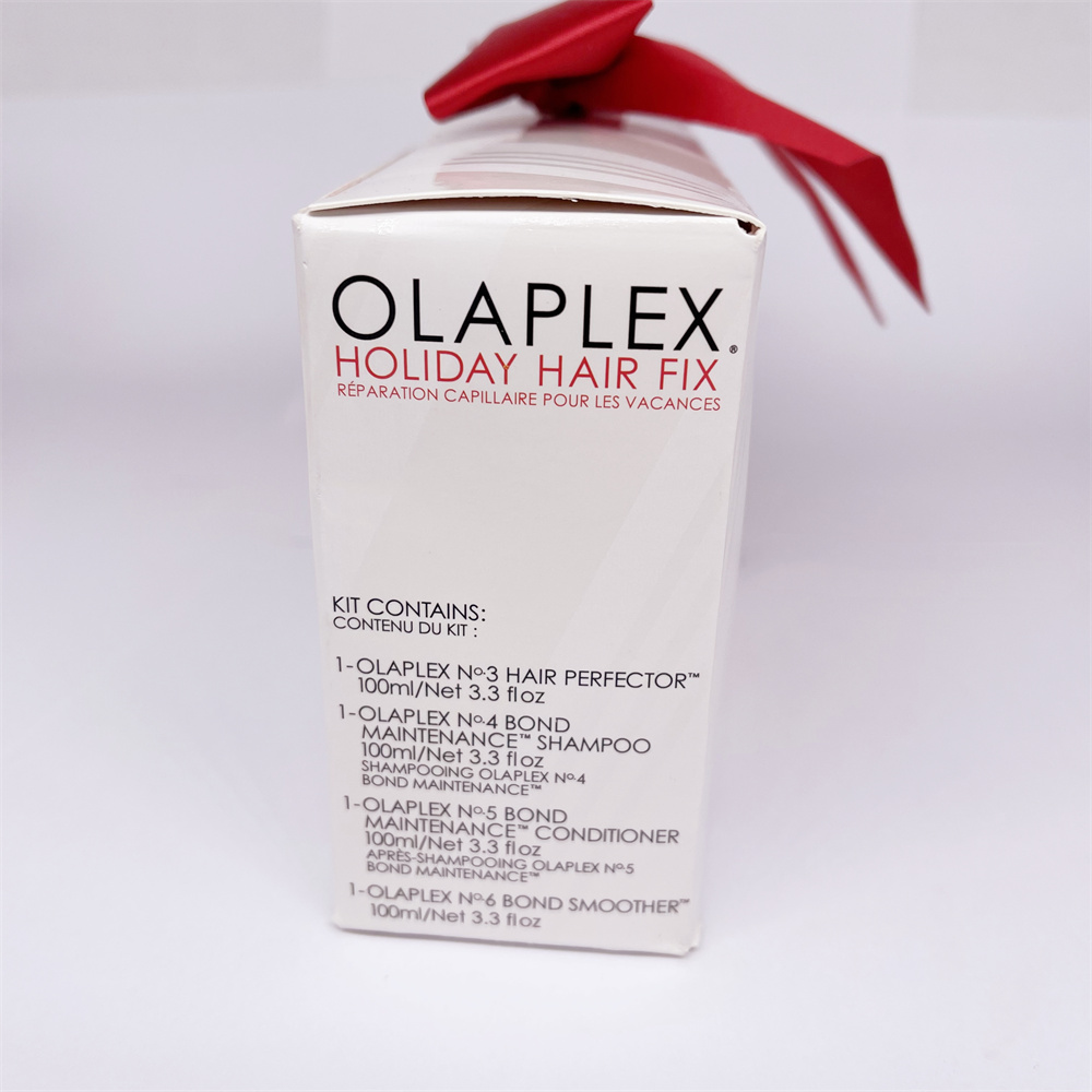 4Pcs/Set Olaplex HOLIDAY HAIR FIX Repair Dry Frizz No.3 4 5 6 Bond Perfector Stand Alone Professional Hair Treatment Hair Oil