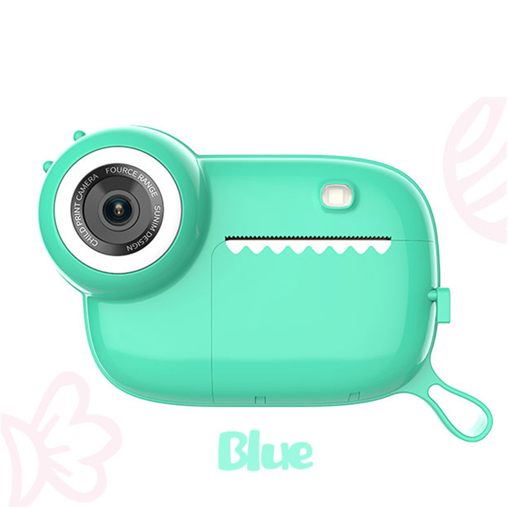 (Blue) Instant Print Camera for Kids Digital Camera Photo Video Camera Child Toy Camcorder Recorder for Girls 3 Inch Screen 1080P HD with 32GB TF Card