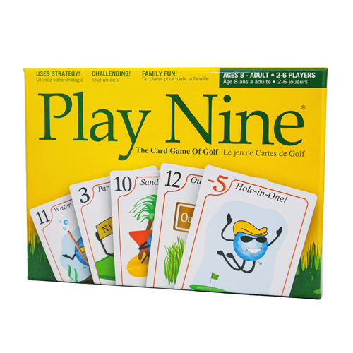 Family Party Card Game Play Nine The Card Game of Golf Traditional Family Friendly Party Game Toys Board Game for Adults Teens and Kids English Version