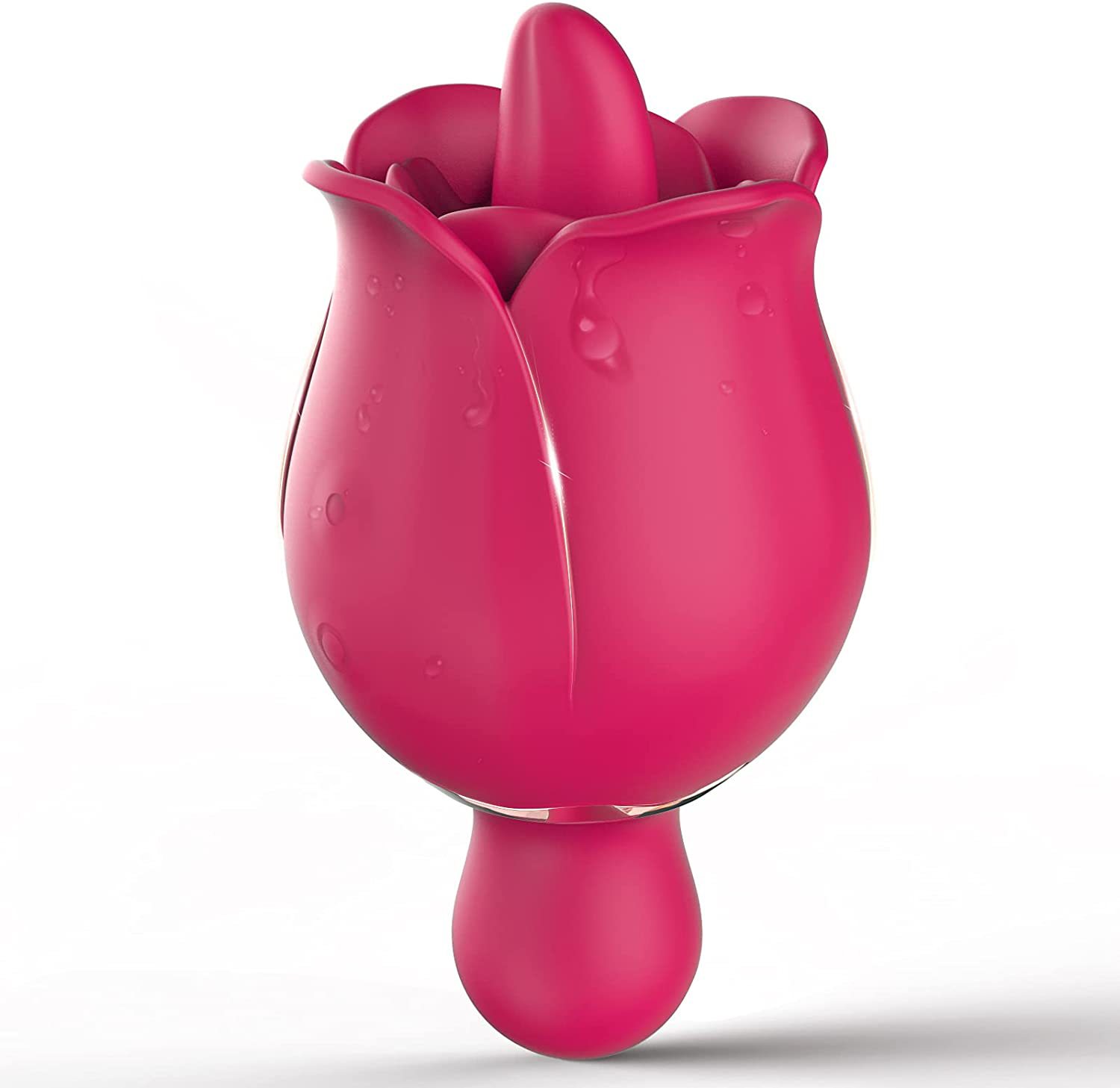 Sex Toys Rose Dildo Vibrator - Upgraded Adult Toys with 9 Powerful & Vibrating Modes for Women Clitoral Nipple,Waterproof Rose Sucker Sex Stimulator G Spot Vibrators for Woman Couples Adult Sex Toys & Games
