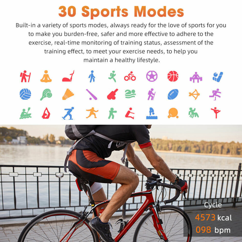 New Smart Watch Men Body Temperature Fitness Tracker Smartwatch For  for Samsung iPhone Android