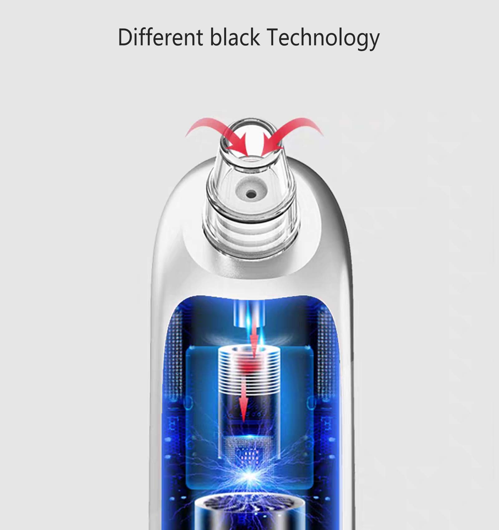 Electric Blackhead Remover Skin Care Fine Line Vacuum Suction Portable Face Equipment Beginner Professional Face Cleanser