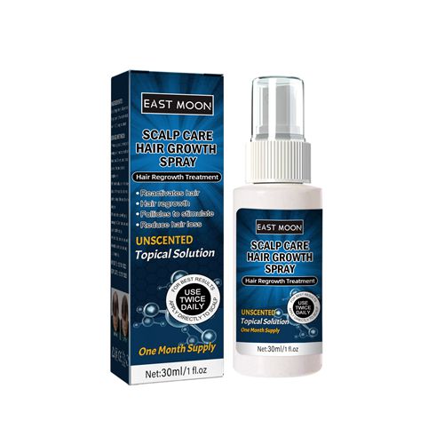 Hair Growth Solution Spray Hair Regrowth Thinning Serum Spray Hair Care Scalp Treatments Products for Stronger Thicker Longer Hair Anti Hair Loss 30ml