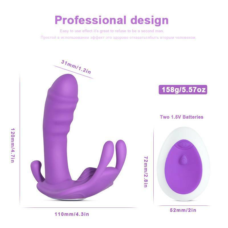 Remote Wearable Panties Dildo Vibrator G-Spot Massager Dildo Sex Toys Clitoris Thrusting Massager for Women Couple