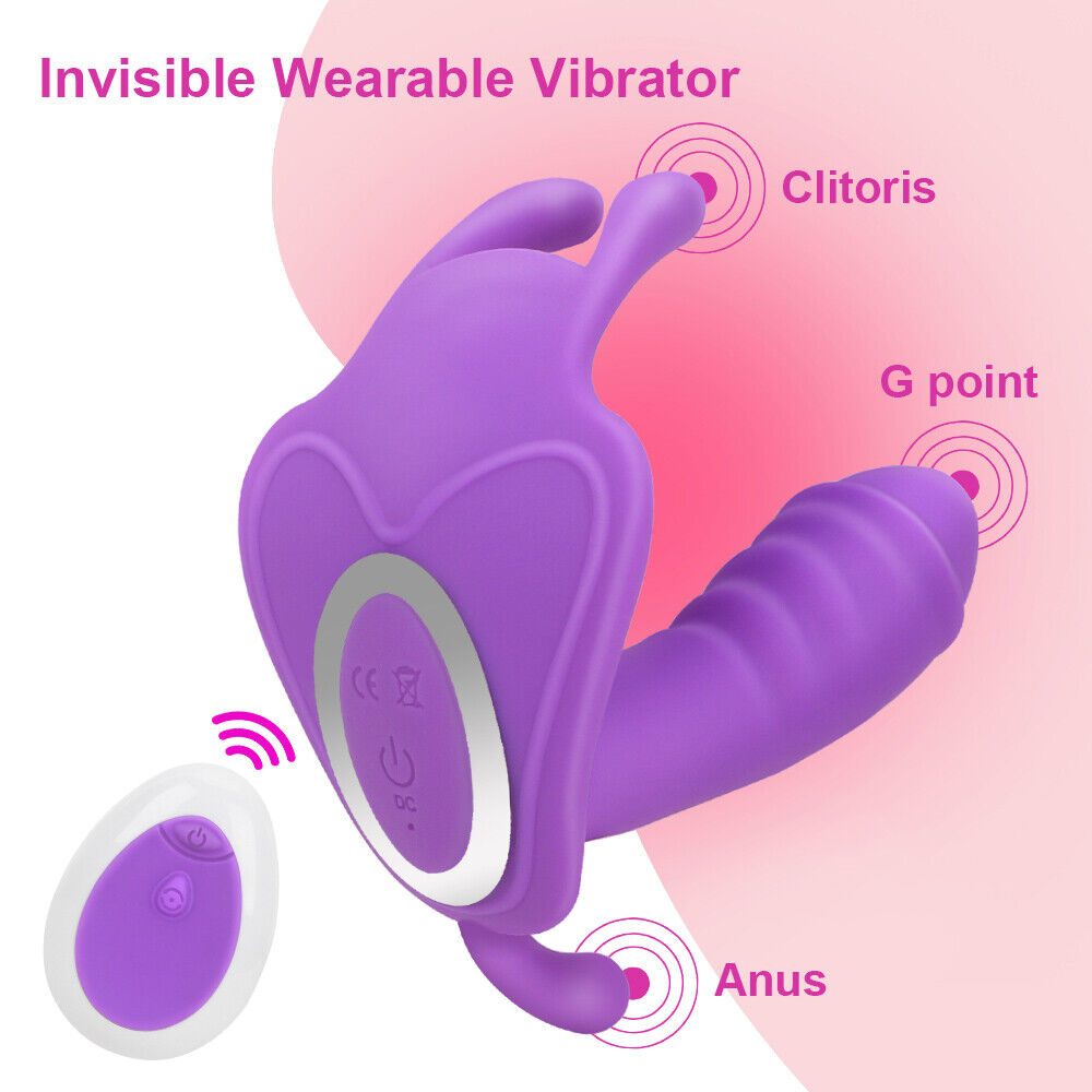 Remote Wearable Panties Dildo Vibrator G-Spot Massager Dildo Sex Toys Clitoris Thrusting Massager for Women Couple