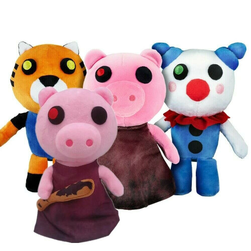 3PCS/SET PIGGY Plush Stuffed Toy Roblox Teddy Doll Kids UK XMAS