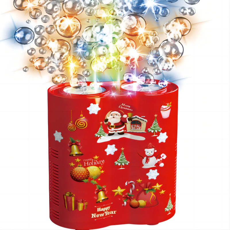 Double motor Fireworks bubble machine blower on the ground electronic automatic landing Spring Festival gift New Year toys