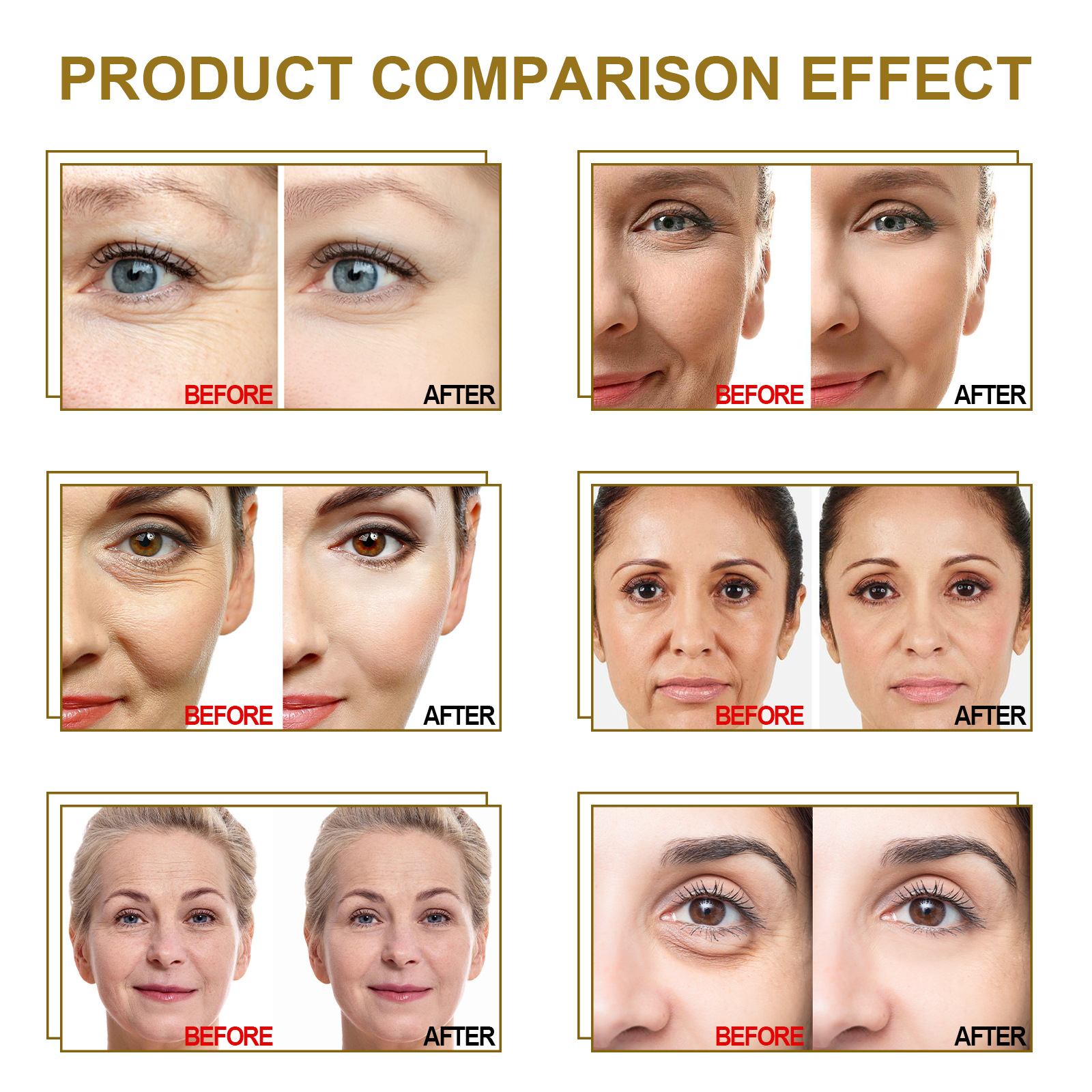 (1 PC) 24K Gold Face Essence for Fine Lines Reduction and Wrinkle Control Face Serum Pore Care Hyaluronic Acid Moisturizing Plumping Essence Aging Skin Care