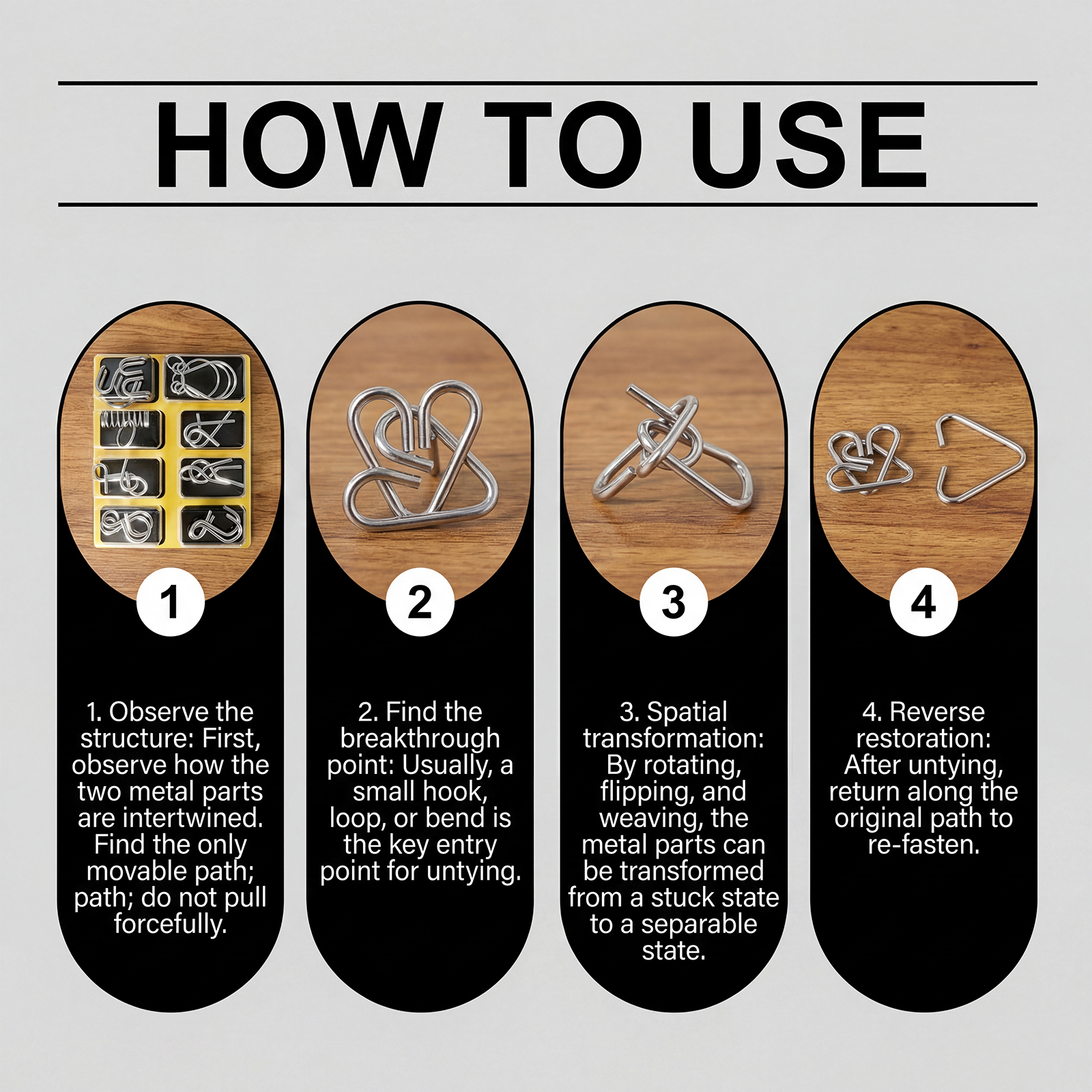 (Green) Fun Metal Chinese Ring Puzzle Intelligent Brain Teaser IQ Logic Game for Children Adult Family Entertainment Educational Toy ﻿