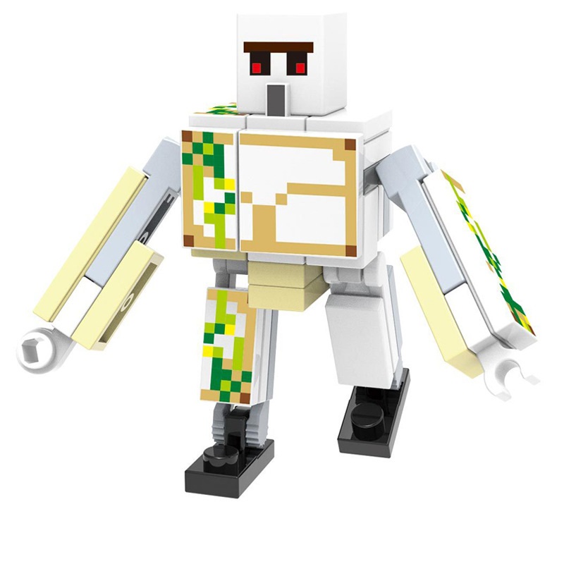 Mini Action Figures My World Pixel Assembly Building Blocks Game Theme Toy Suitable for Themed Party Decorations Kids Festival Gifts