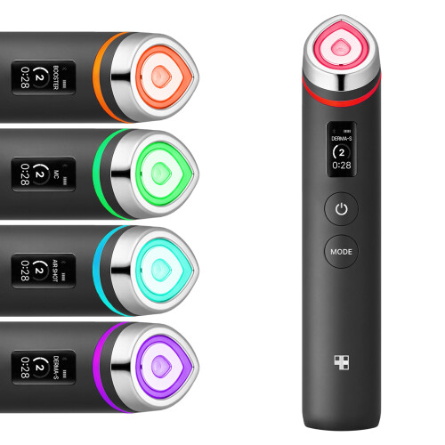 Medicube Age-R Booster Pro Total Care LED Indication Device for Enhanced Absorption Radiance Elasticity Facial Contouring and Pore Care with 4 Modes