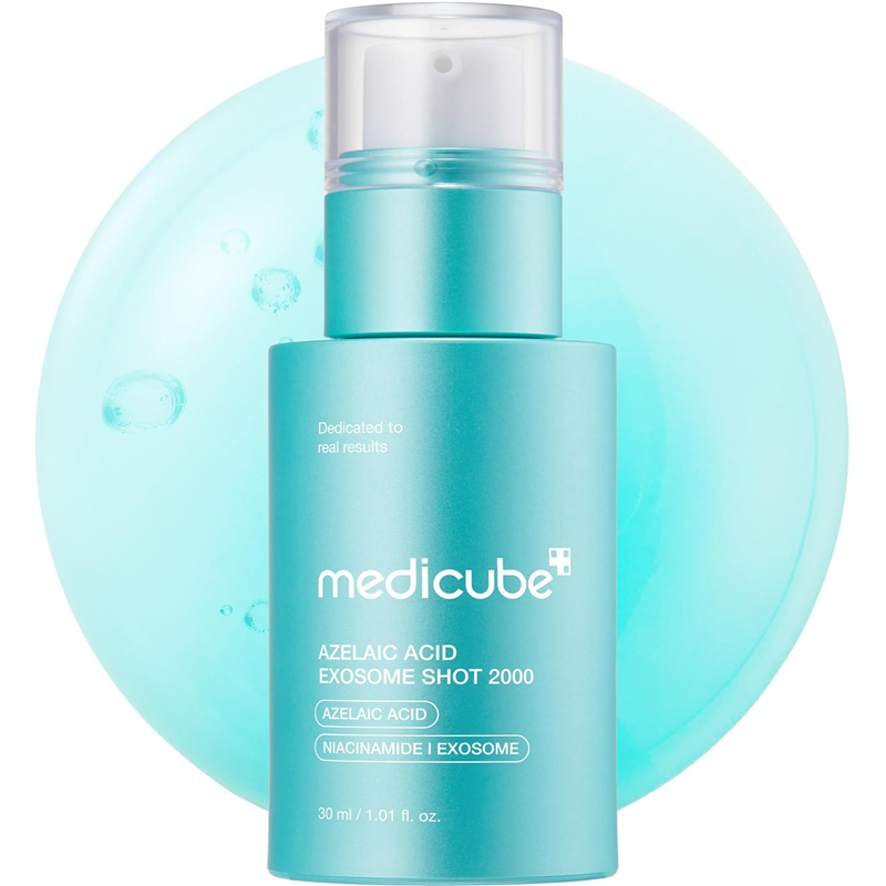medicube Azelaic Acid Exosome Shot Serum 2000 Calm Redness Dryness While Refining Uneven Texture After Spot Care Azelaic Acid Niacinamide Korean Skincare 30ml