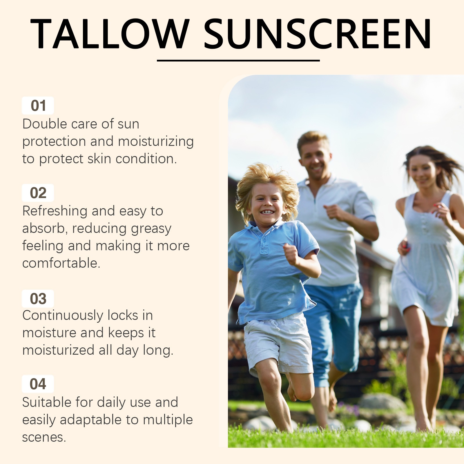 Moisturizing Protective Cream Lightweight Hydrating Shield For Outdoor Daily Skin Defense And Gentle Care