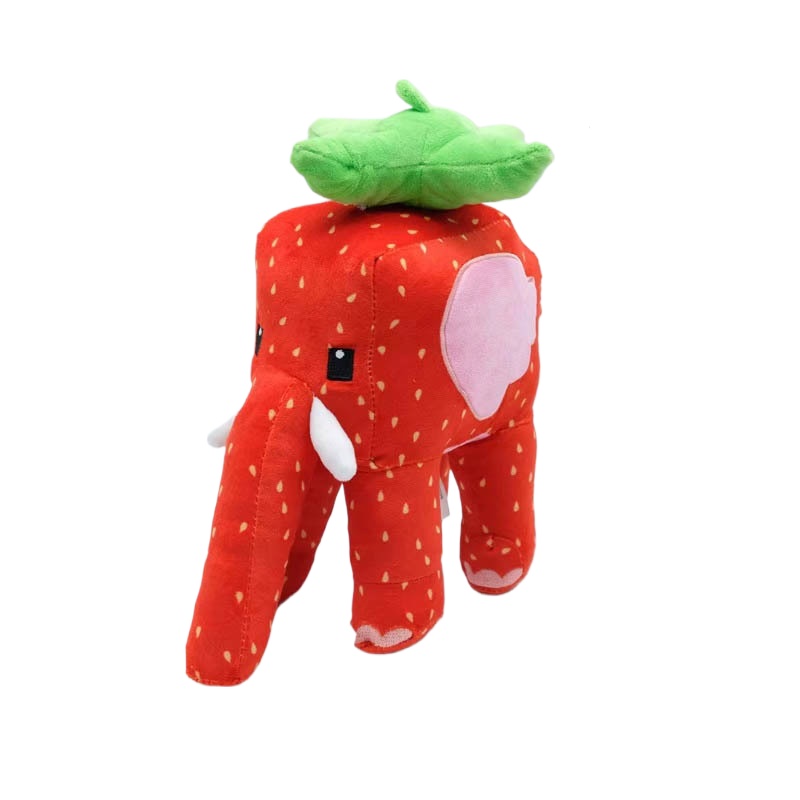 (D) Steal A Brainrot Sammy Jandel Strawberry Elephant Plush Doll Anime Peripherals Toy Halloween Christmas Gift