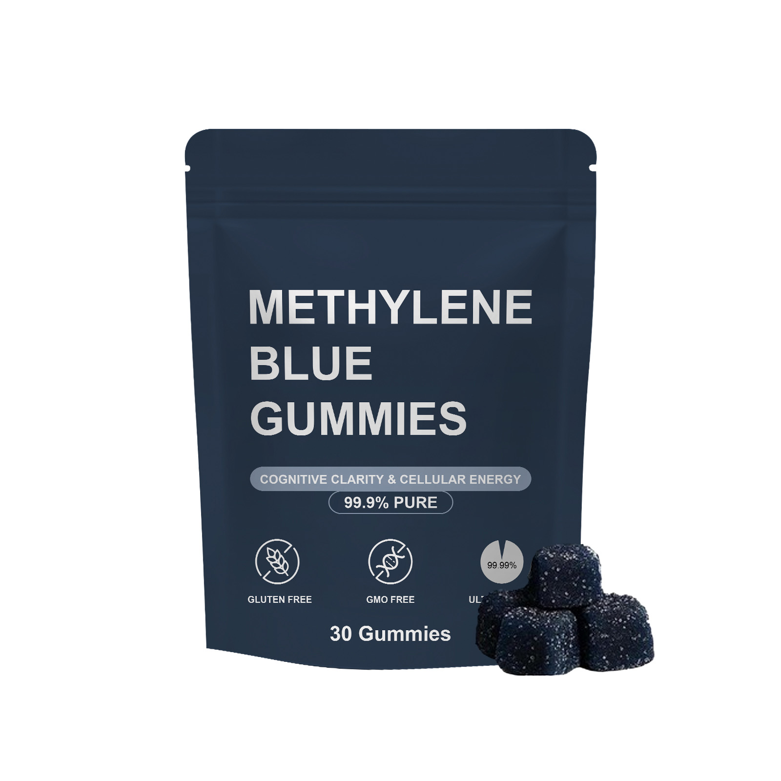 Methylene Blue Vitality Support Gummies Daily Mild Formula Nurture Body Slim Boost Energy For Daily Oral Intake