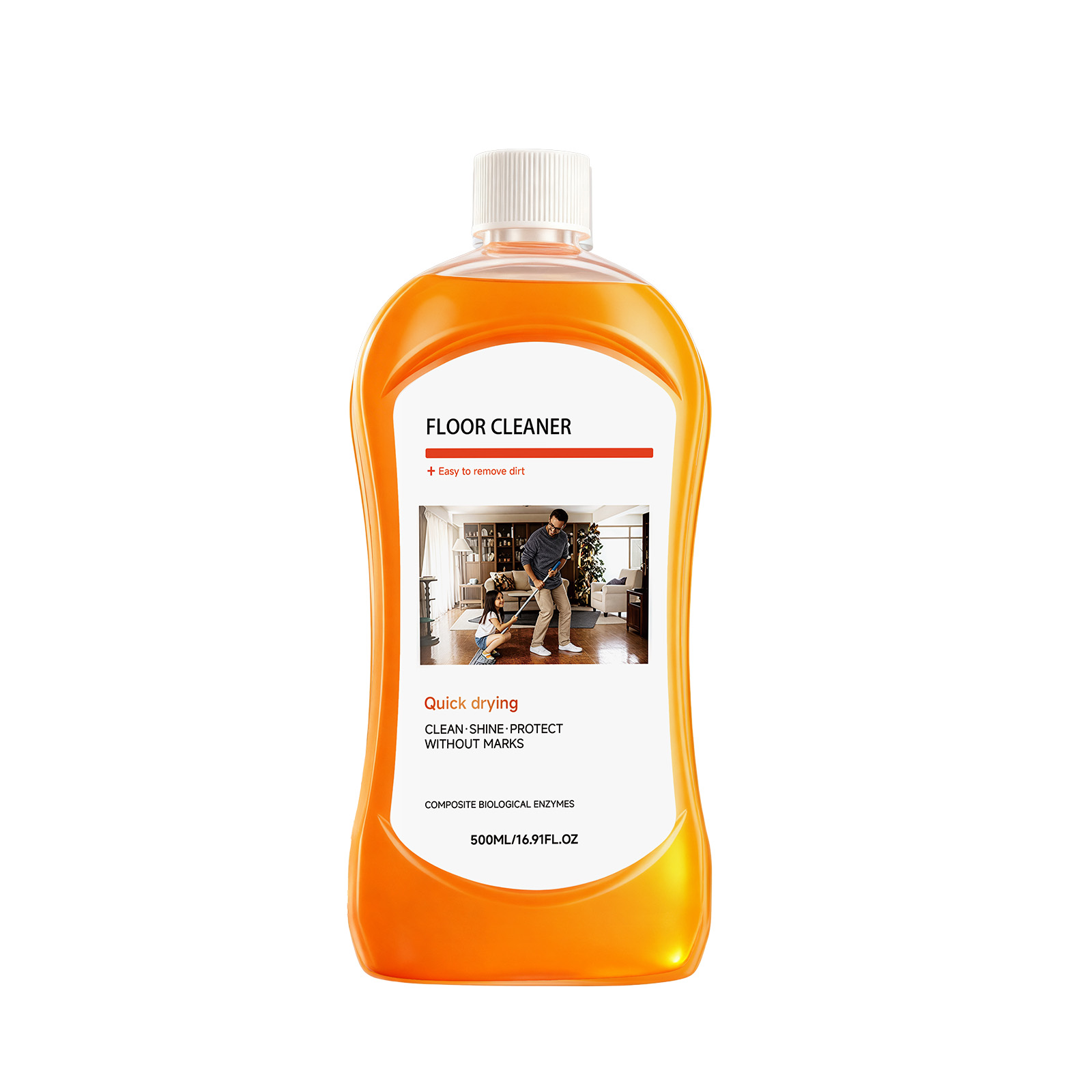 Floor Cleaner Daily Fresh Dirt Clean Bright Maintain Multi Material Home Surface Care Liquid