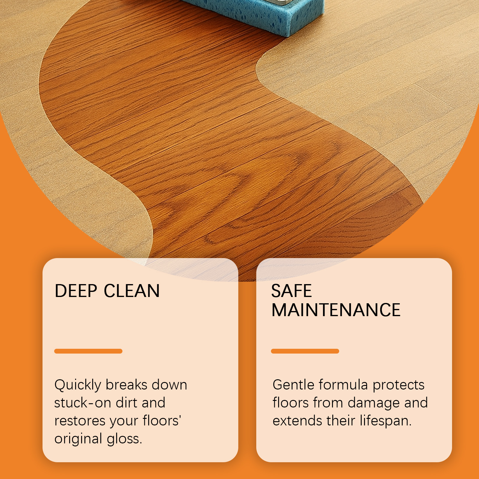 Floor Cleaner Daily Fresh Dirt Clean Bright Maintain Multi Material Home Surface Care Liquid
