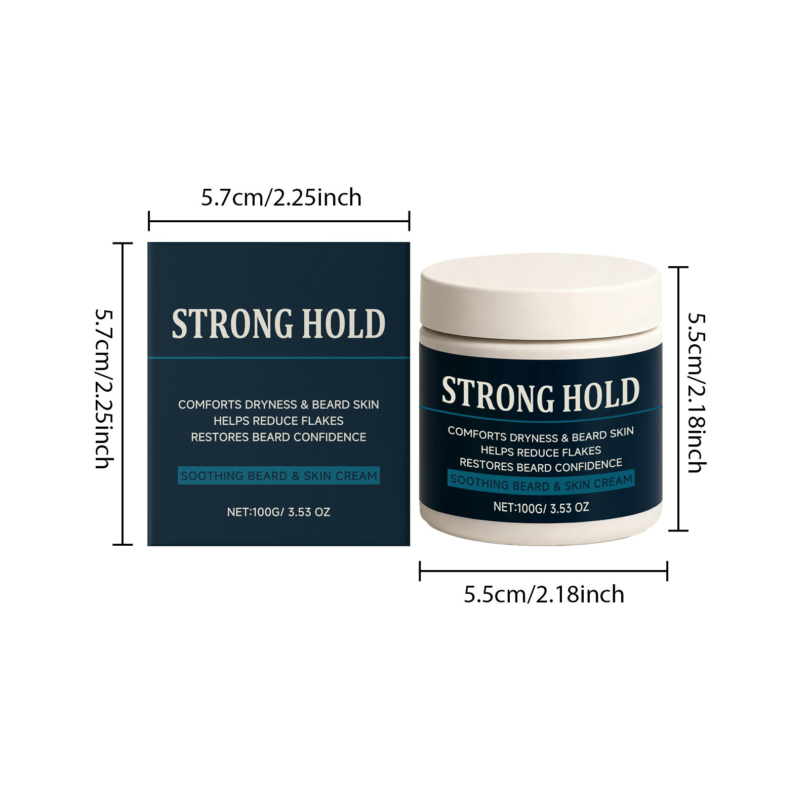 Men Beard Moisturizing Cream Soft Touch Refreshing Hydrating Non Greasy Easy Manage Smooth Stylish Daily Care Maintenance