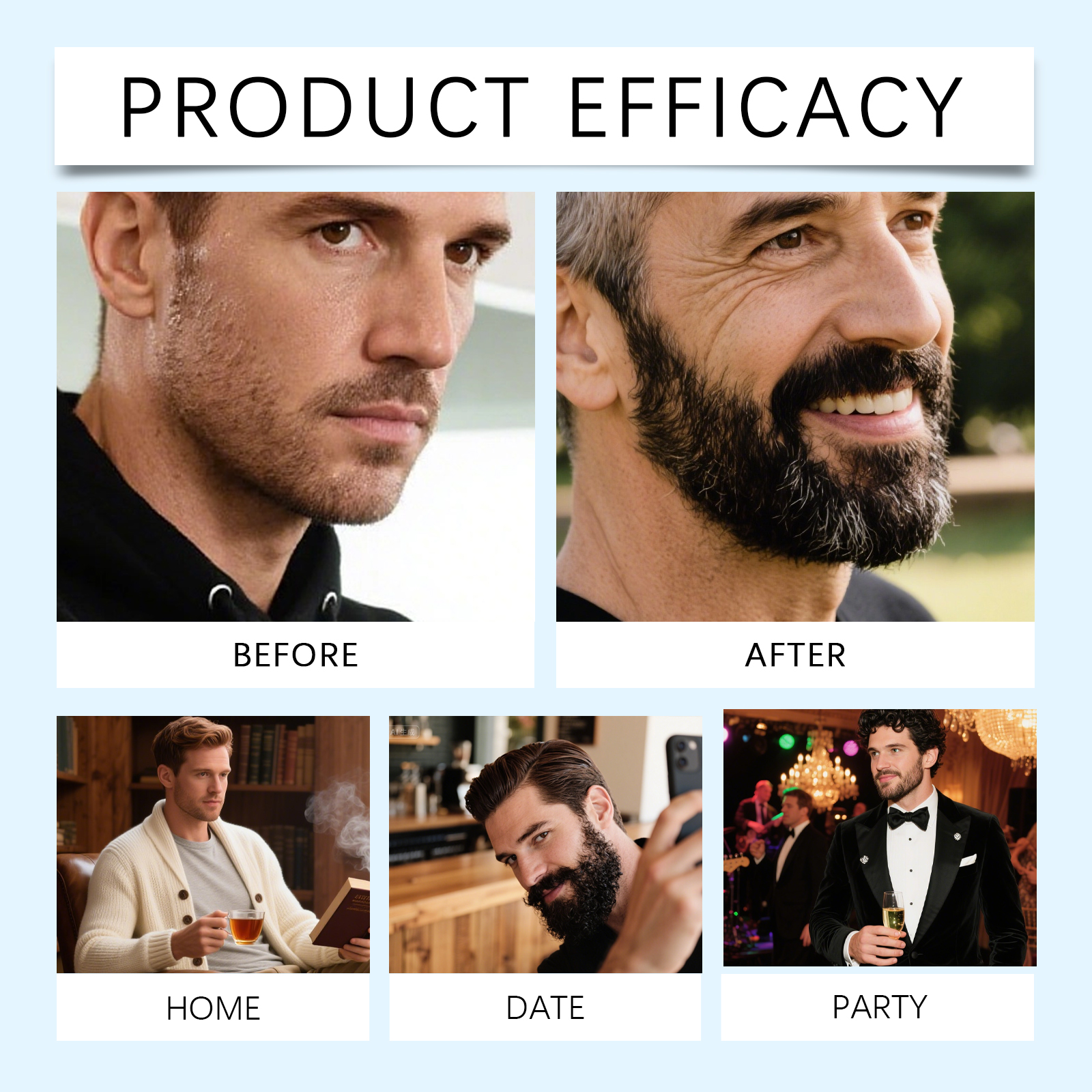 Men Beard Moisturizing Cream Soft Touch Refreshing Hydrating Non Greasy Easy Manage Smooth Stylish Daily Care Maintenance