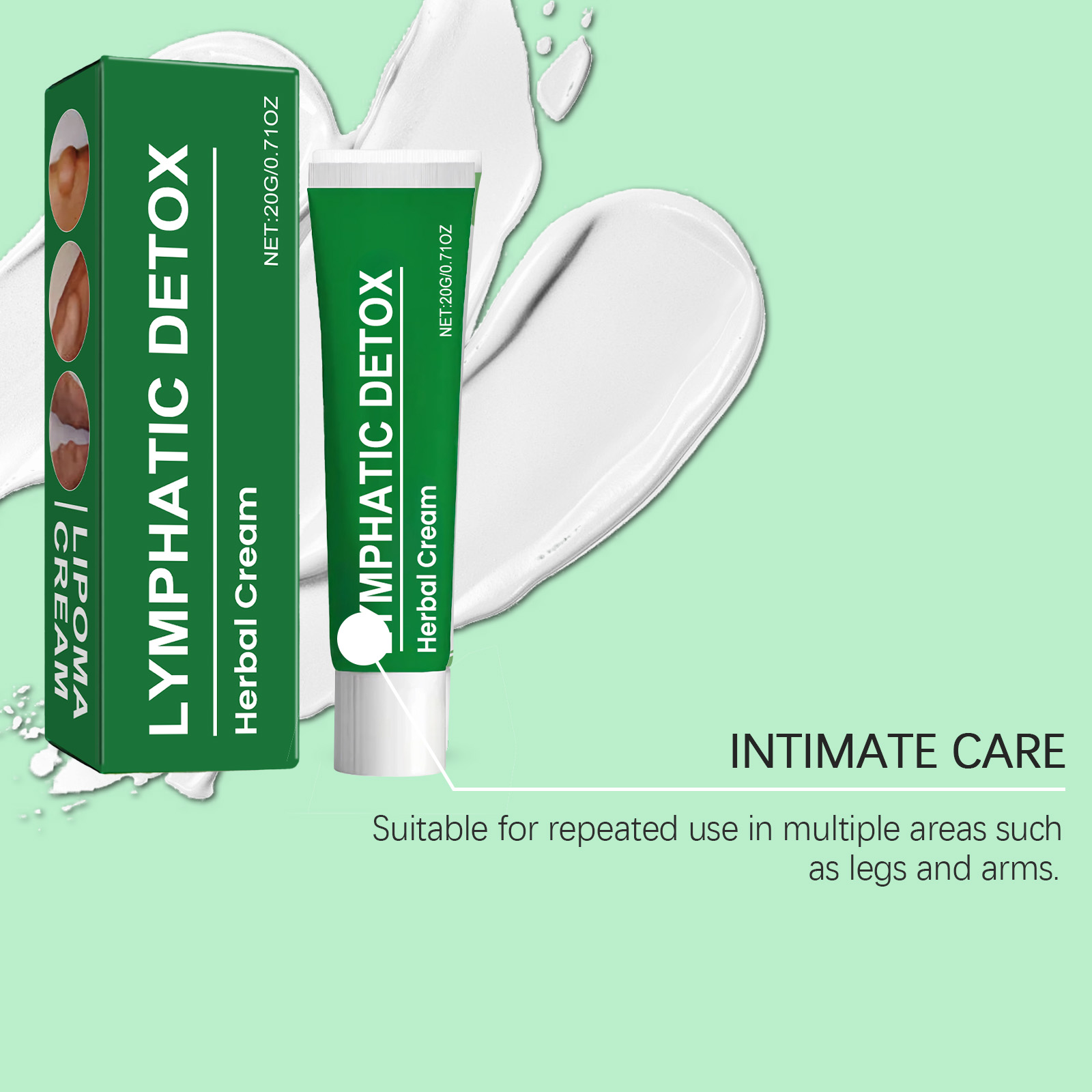 Herbal Body Care Cream Mild Gentle Hydrating Comfort Daily External Massage Skin Protection