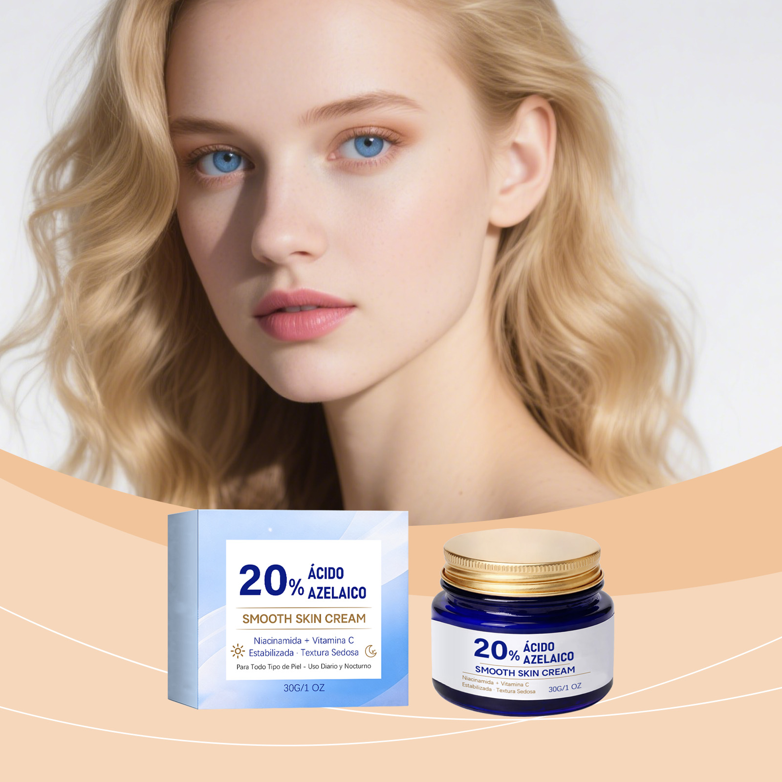 Moisturizing Cream Mild Formula Gentle Skin Care Light Texture Fast Absorption Daily Facial Soft Protection