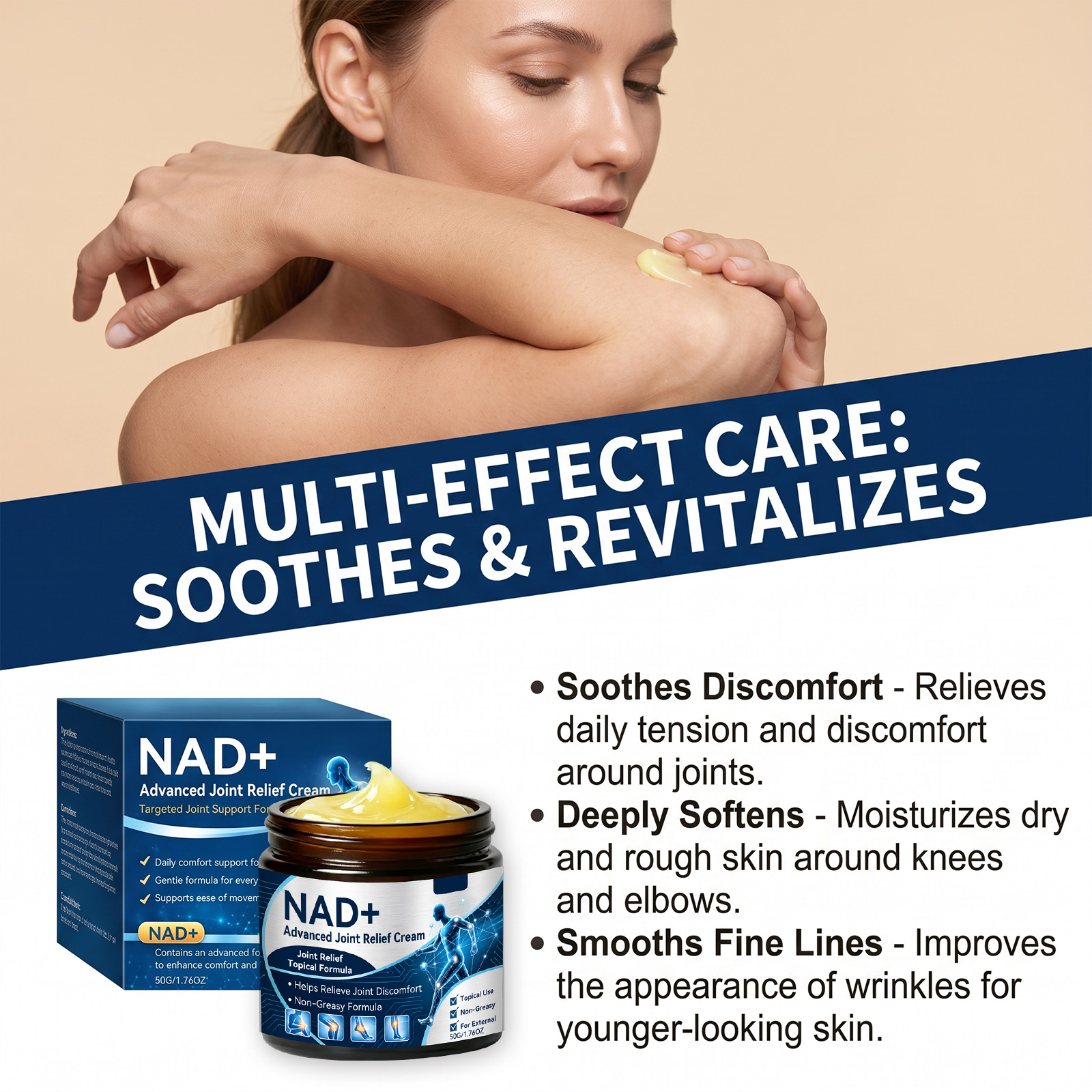 Joint Care Cream Moisturizing Light Delicate Absorbent Mild Comfortable Body Joint Skin Massage