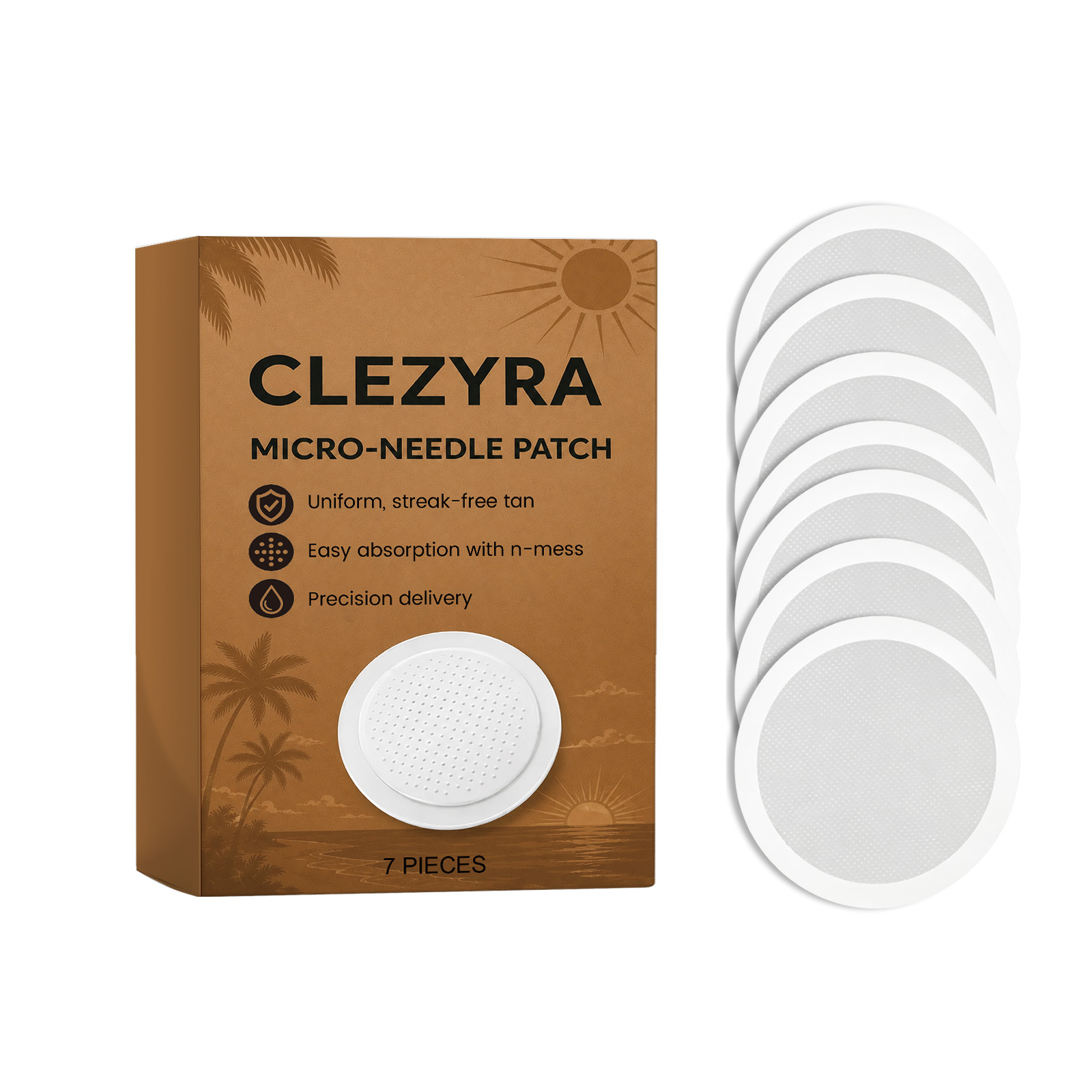 Tanning Patch Thin Close Breathable Moist Summer Outside Beach Sunfree Create Natural Bronze Skin Tone