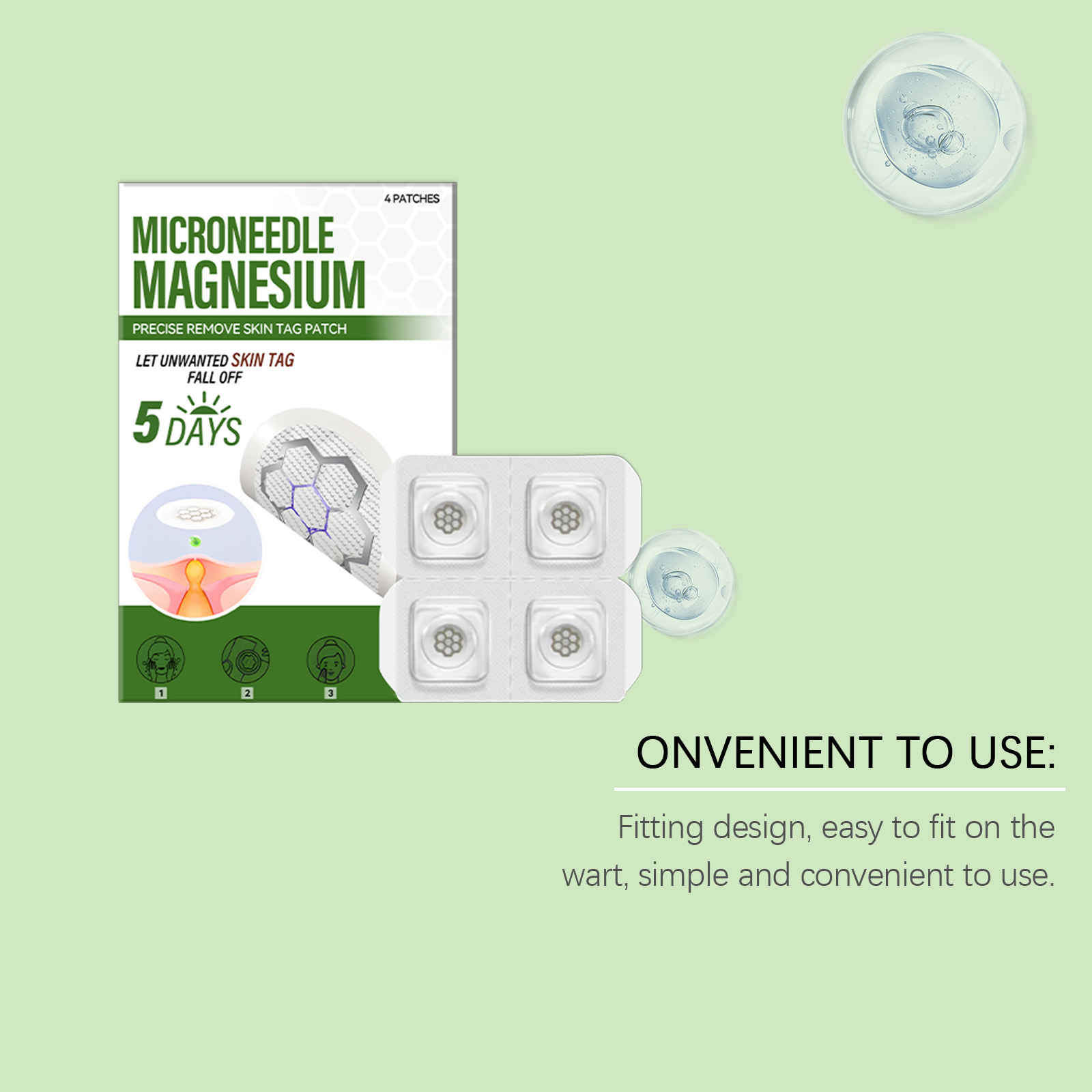 Cleaning Beauty Patch Mild Gentle Clean Moisturize Delicate Skin Body Face External Use Skin Care