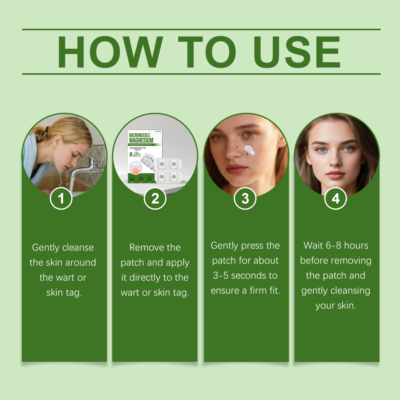Cleaning Beauty Patch Mild Gentle Clean Moisturize Delicate Skin Body Face External Use Skin Care