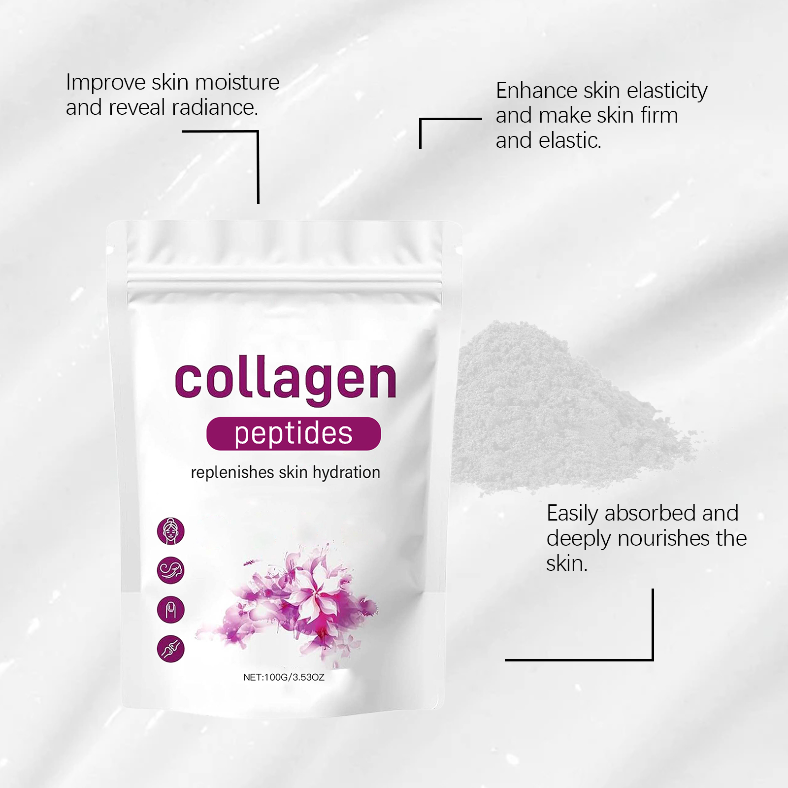 Brightening Moisturizing Smearing Mask Gentle Nourish Hydrate Replenish Firm Smooth Facial Skin Care
