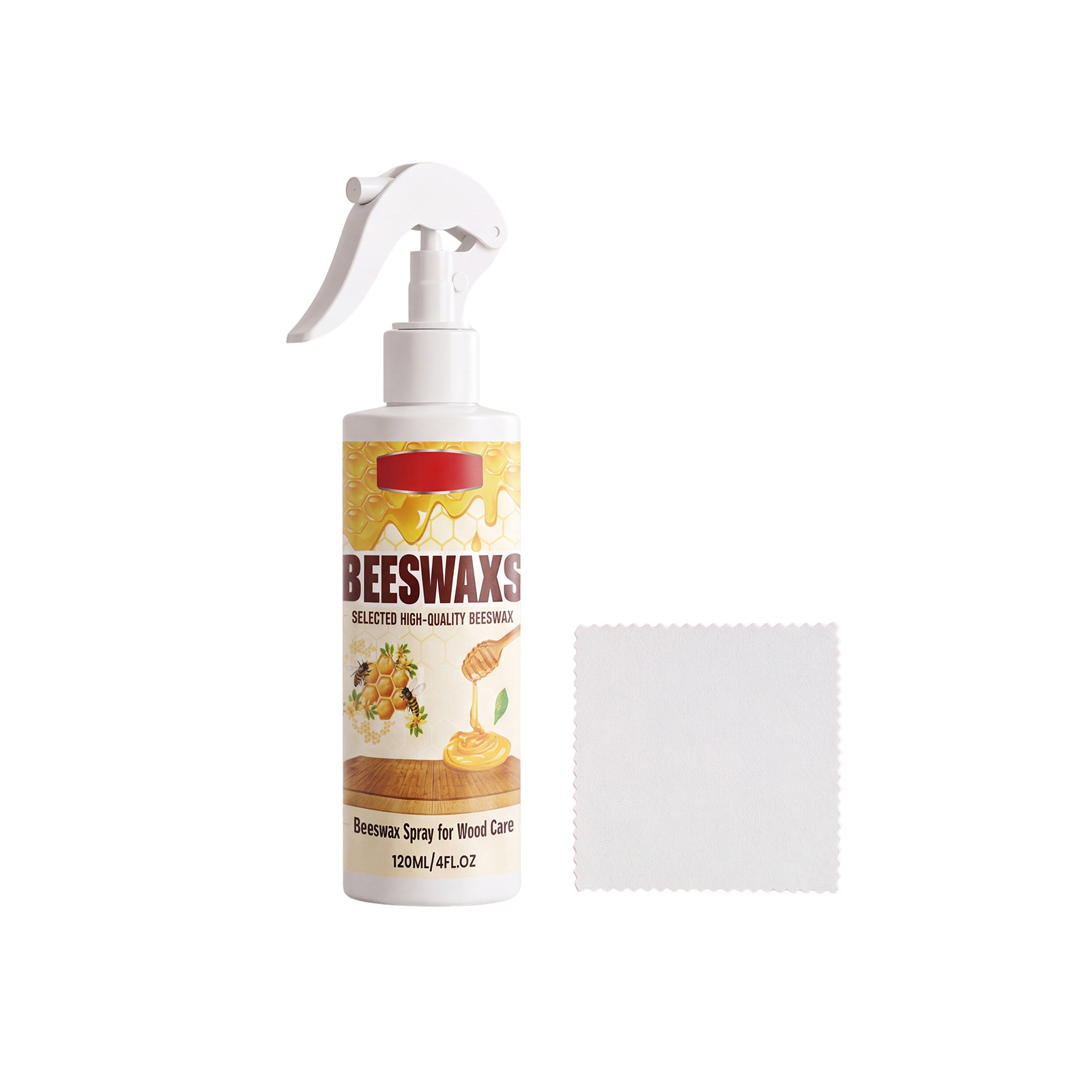 Bee Wax Polishing Spray Wood Furniture Special Polishing Maintenance Agent Mahogany Floor Decontamination Renovation Care Liquid