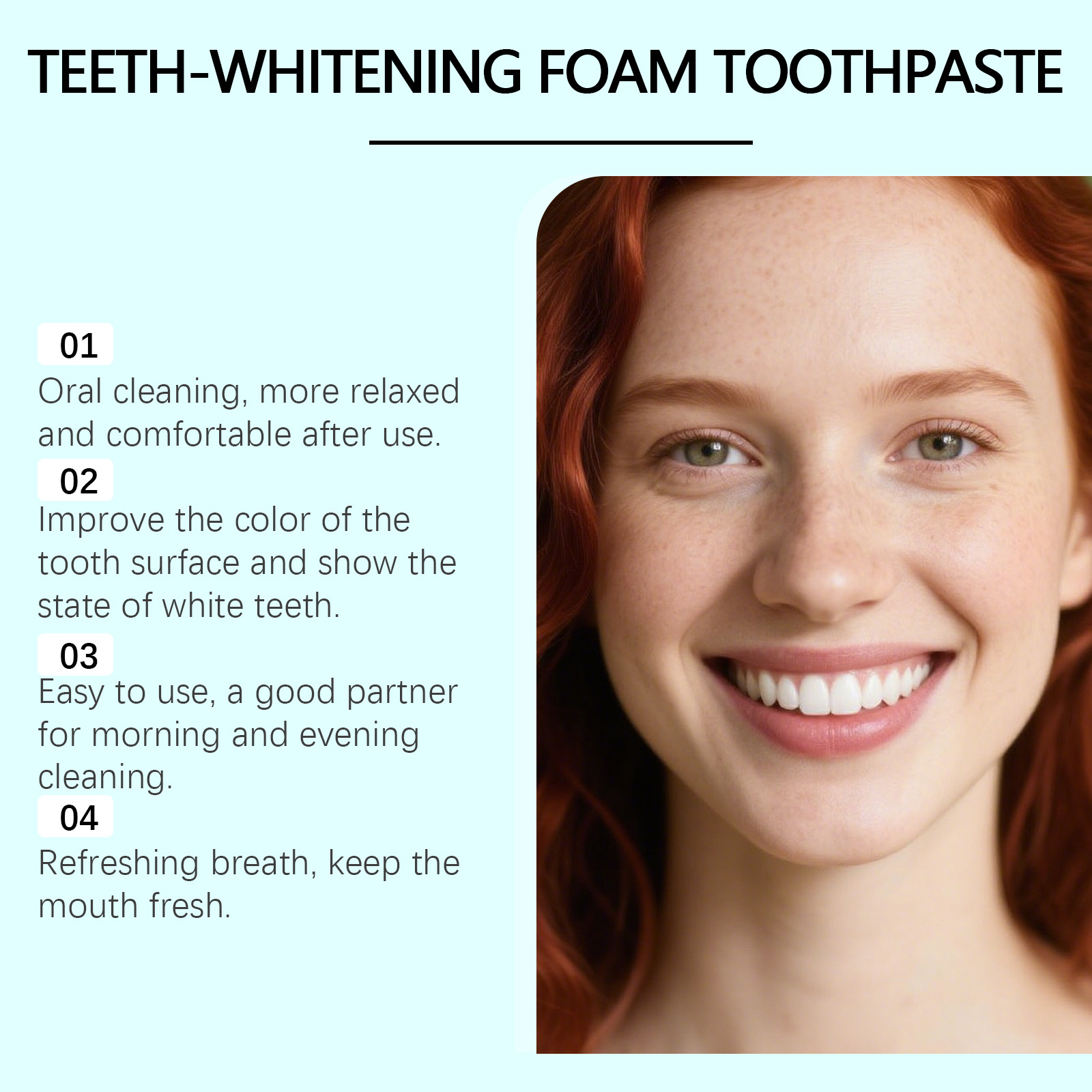 Teeth Cleansing Foam Toothpaste Brighten Teeth Clean Mousse Oral Fresh Breath Gum Care Toothpaste