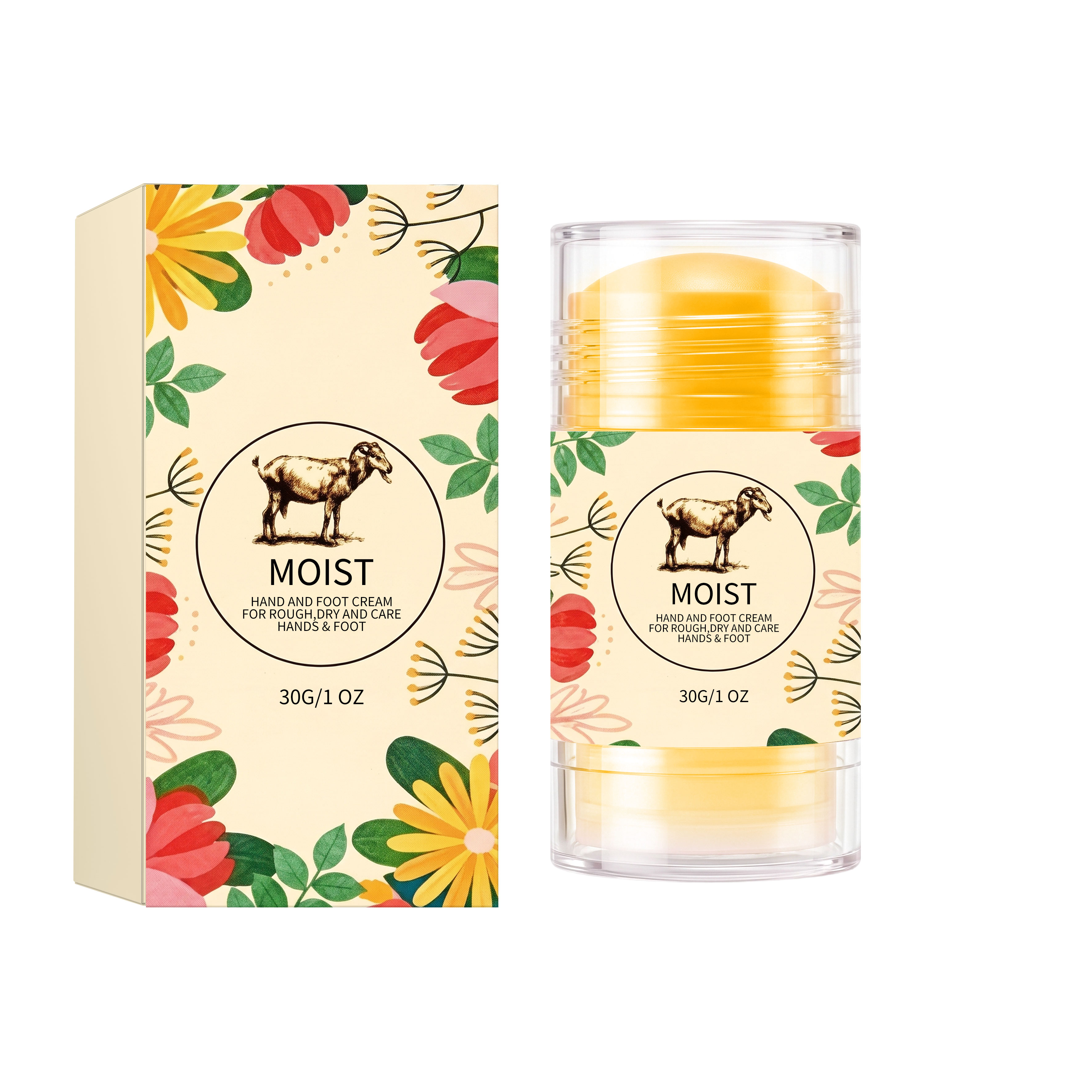 Moisturizing Hand Foot Stick Daily Smearing Dry Skin Hydrating Nourishing Refreshing Comfortable Portable Care Rod