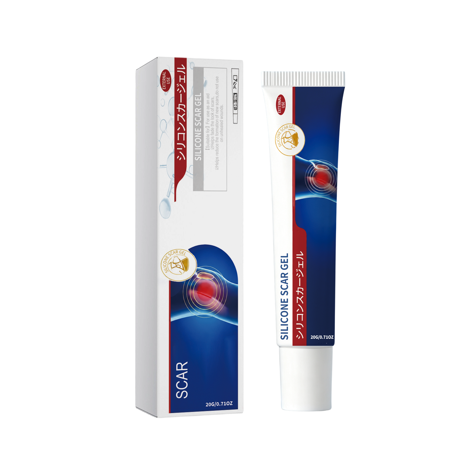 Silicone Care Gel Smooth Mild Texture Friendly Traceless Daily Skin External Smear Lotion