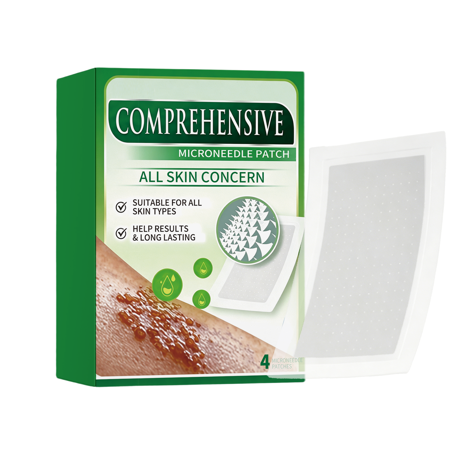 Skin Care Patch Thin Close Breathable Mild Nourish Moist Convenient Body Skin Daily Care
