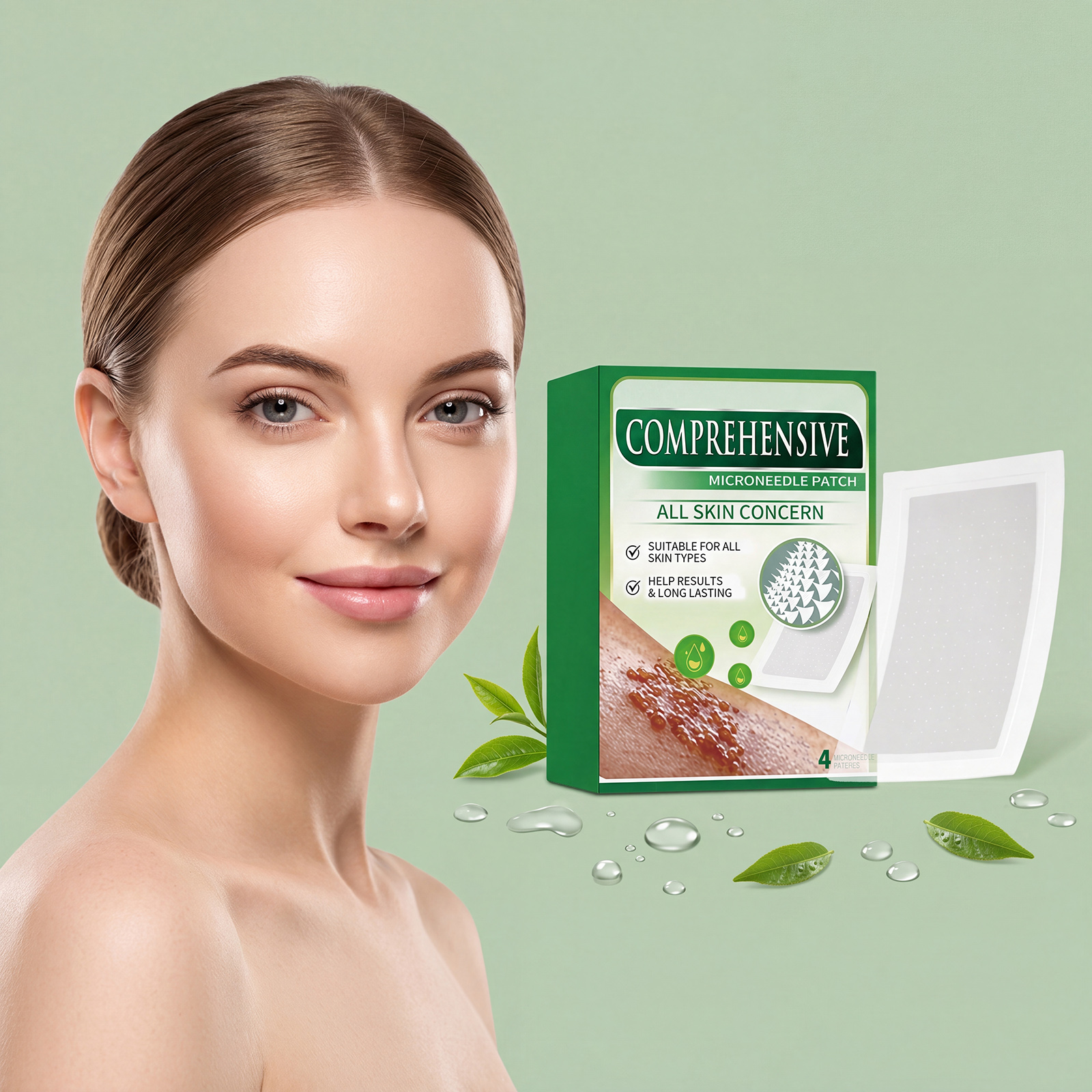 Skin Care Patch Thin Close Breathable Mild Nourish Moist Convenient Body Skin Daily Care