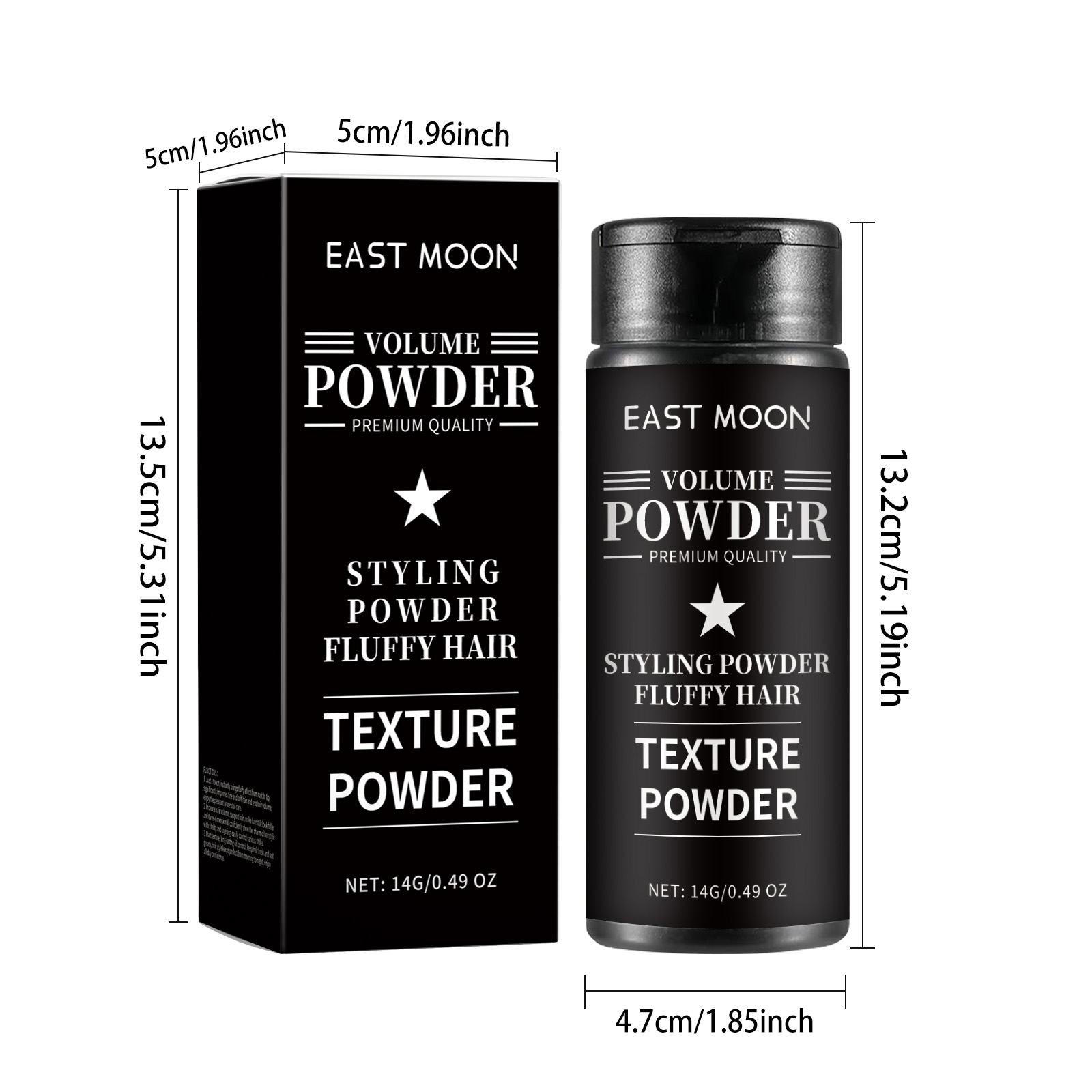 Hair Styling Powder Boosts Curls Holds Shape Smooths Frizz Adds Natural Shine Non Greasy For All Hair Types