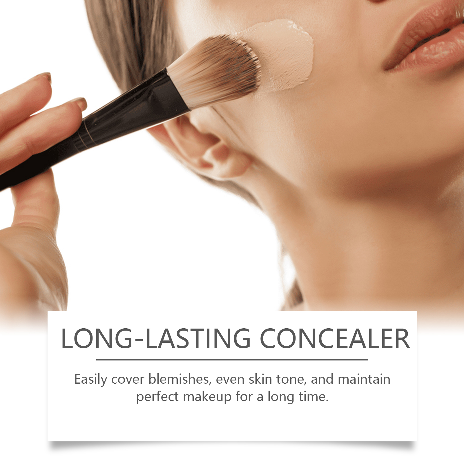 Temperature Change Concealer Foundation Moisturizing Natural Concealing Long Lasting Hydrating Non Transfer Makeup Base