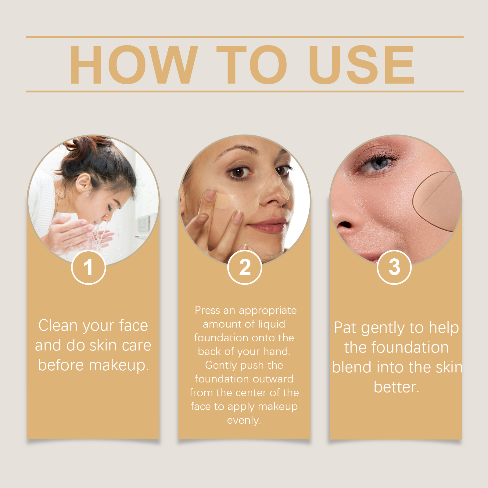 Temperature Change Concealer Foundation Moisturizing Natural Concealing Long Lasting Hydrating Non Transfer Makeup Base
