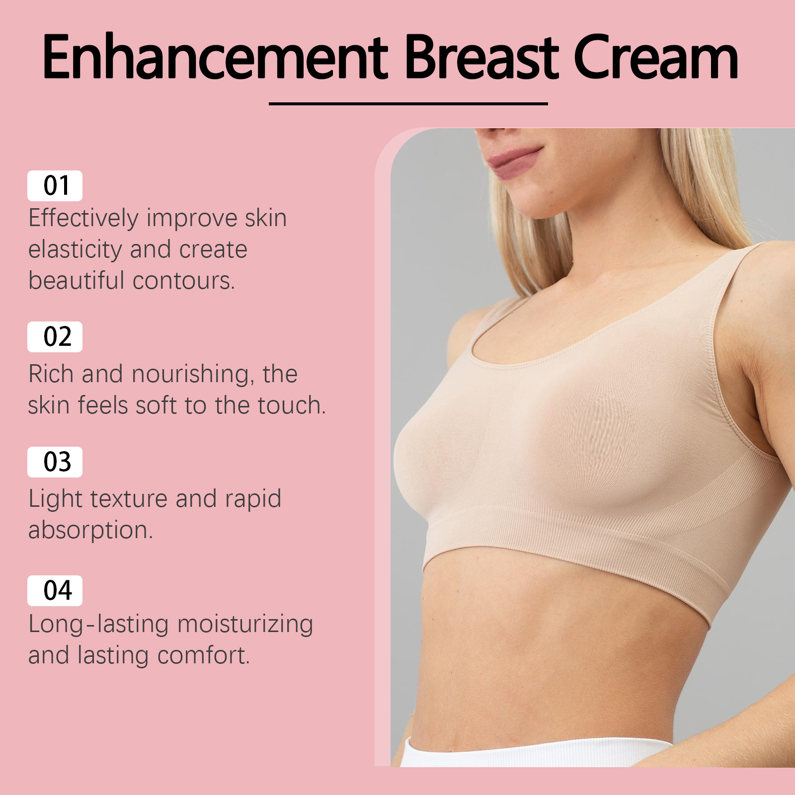 Breast Moisturizing Lotion Nourish Elastic Skin Care Massage For Chest Body Breast Tissue