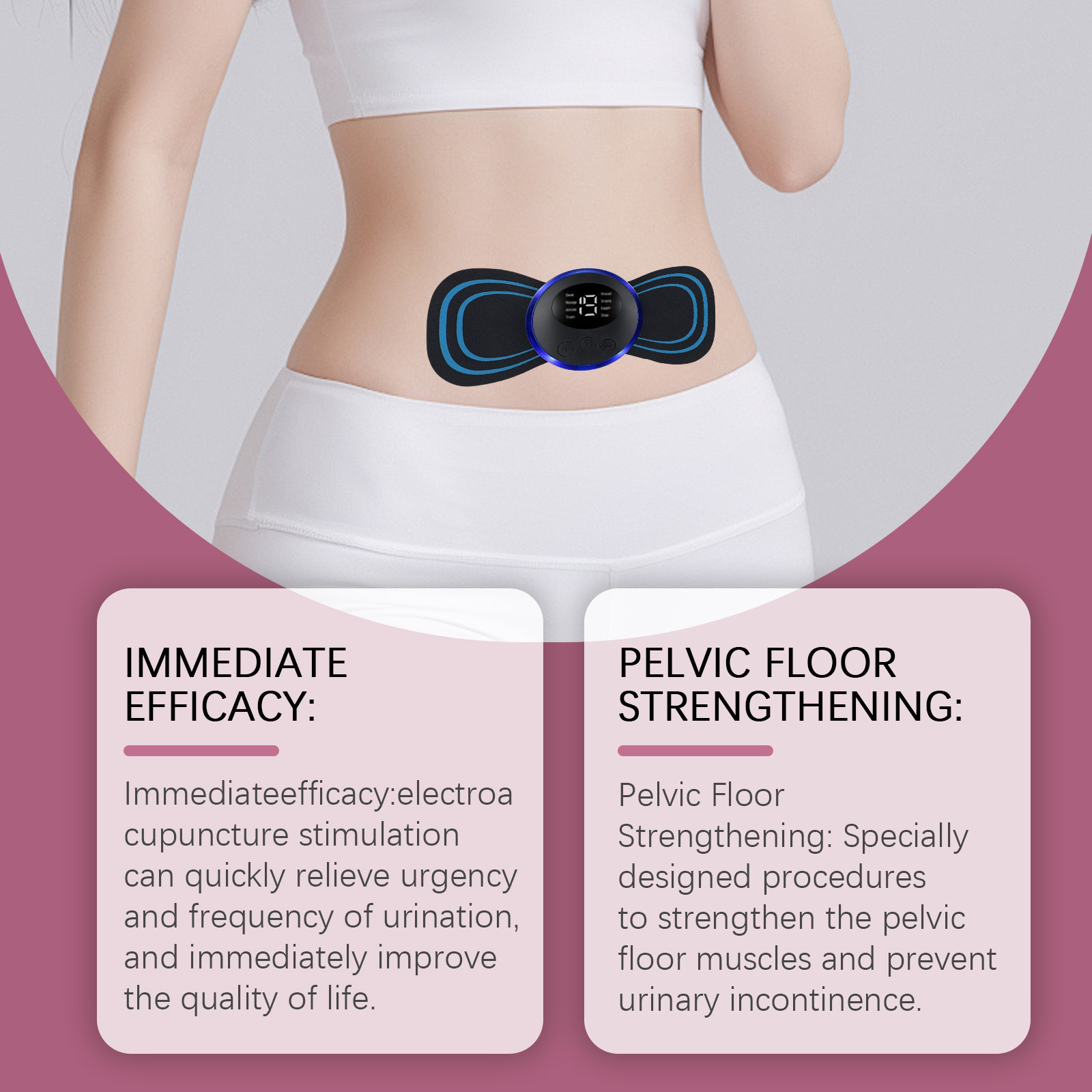 Multi-Functional Pelvic Floor Muscle Trainer - Home Body Care Device for Urinary Incontinence Relief