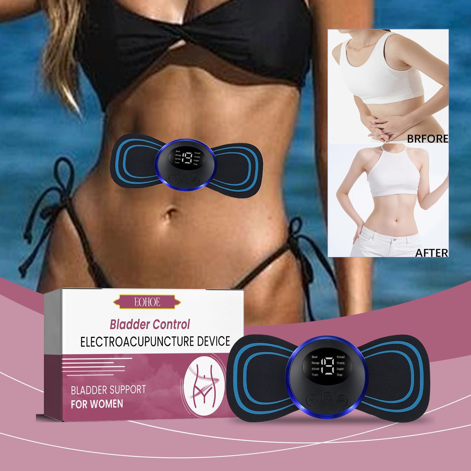 Multi-Functional Pelvic Floor Muscle Trainer - Home Body Care Device for Urinary Incontinence Relief