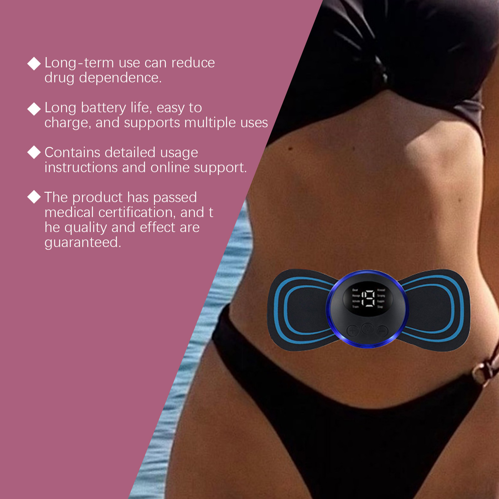 Multi-Functional Pelvic Floor Muscle Trainer - Home Body Care Device for Urinary Incontinence Relief