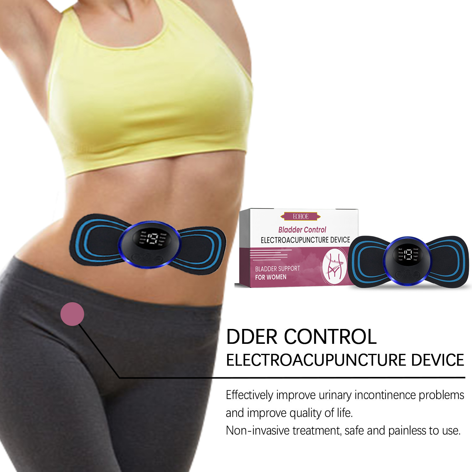 Multi-Functional Pelvic Floor Muscle Trainer - Home Body Care Device for Urinary Incontinence Relief
