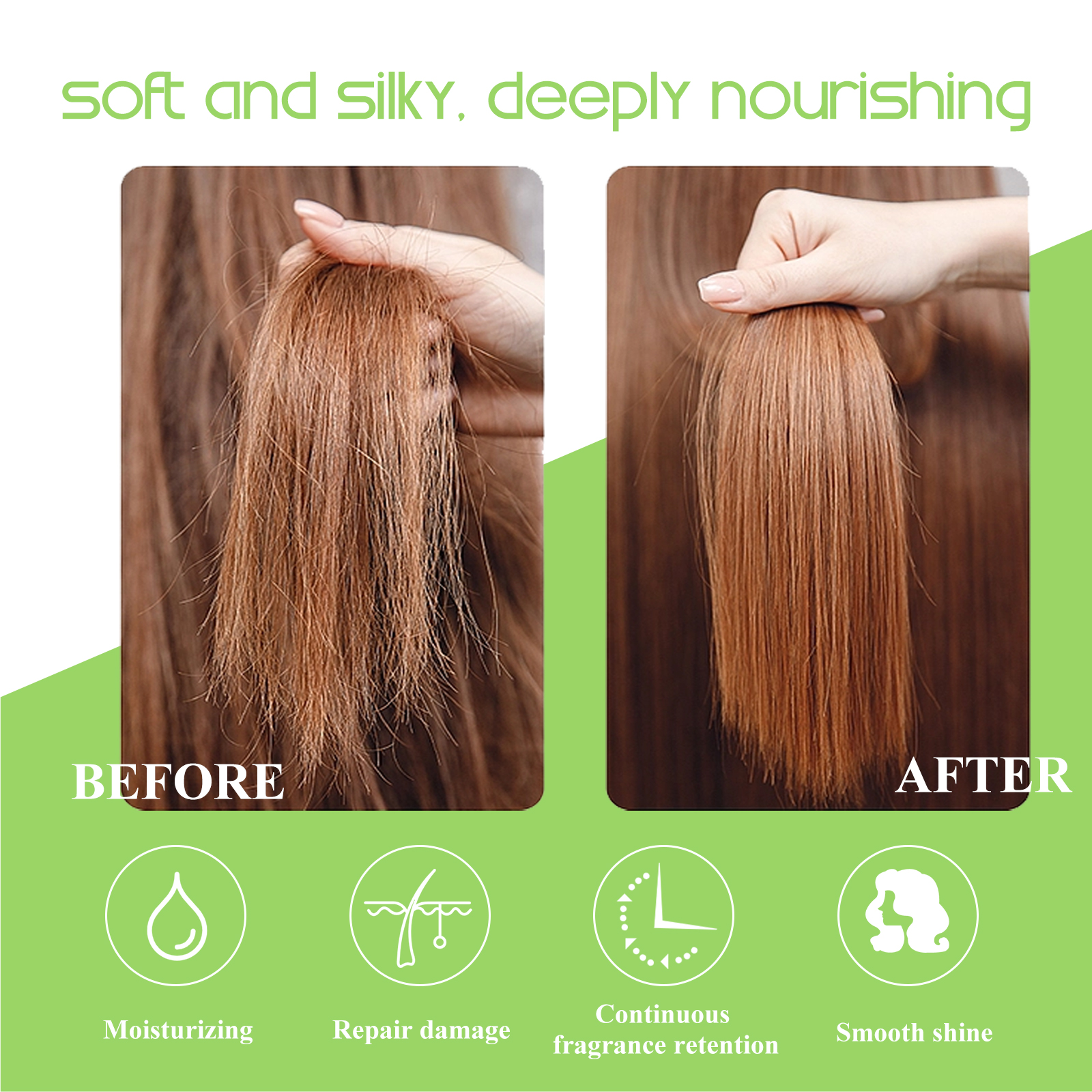 Rosemary Hair Oil Nourishing Smoothing Frizz Control Heat Protection For Dry Damaged Hair Daily Scalp And Strand Treatment