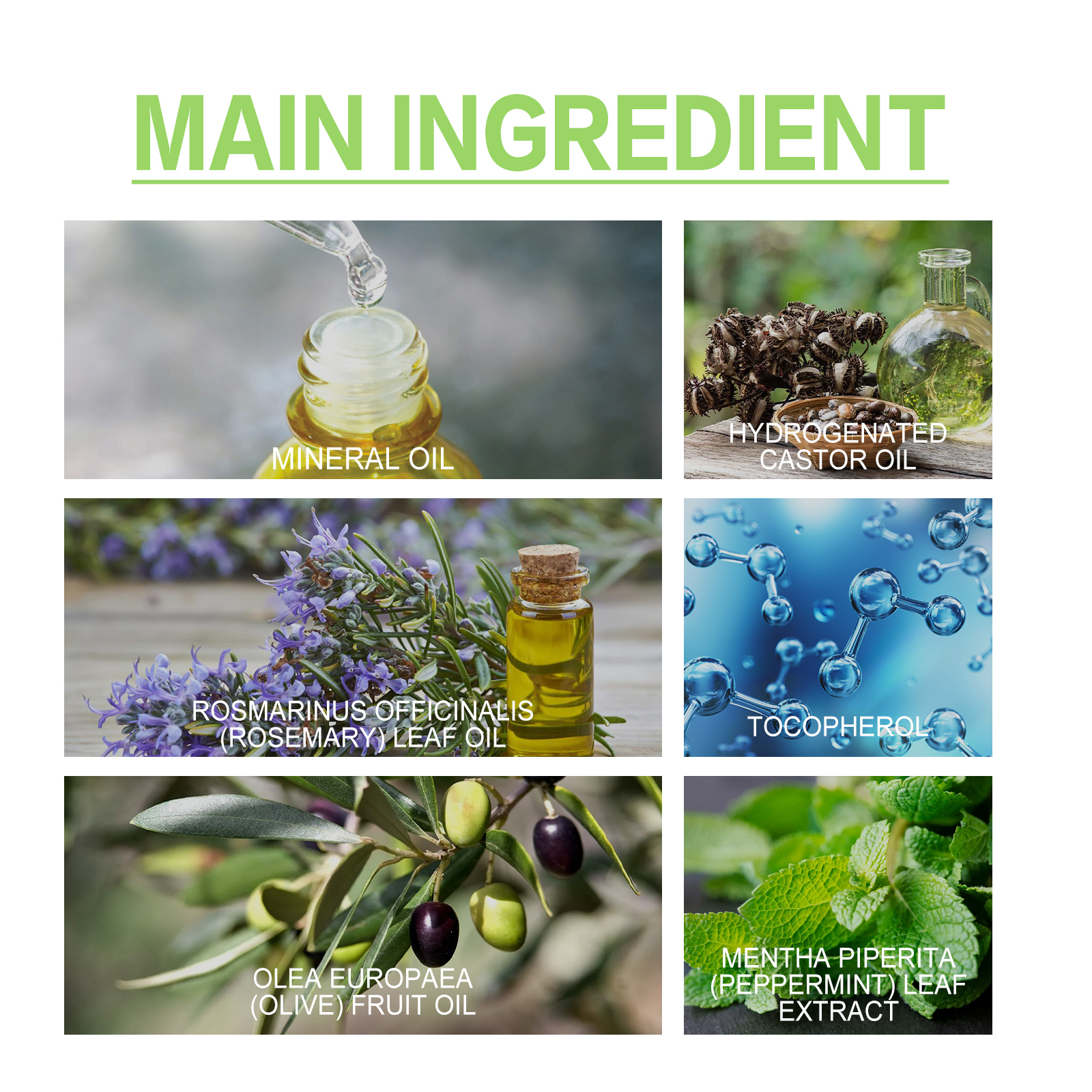 Rosemary Hair Oil Nourishing Smoothing Frizz Control Heat Protection For Dry Damaged Hair Daily Scalp And Strand Treatment