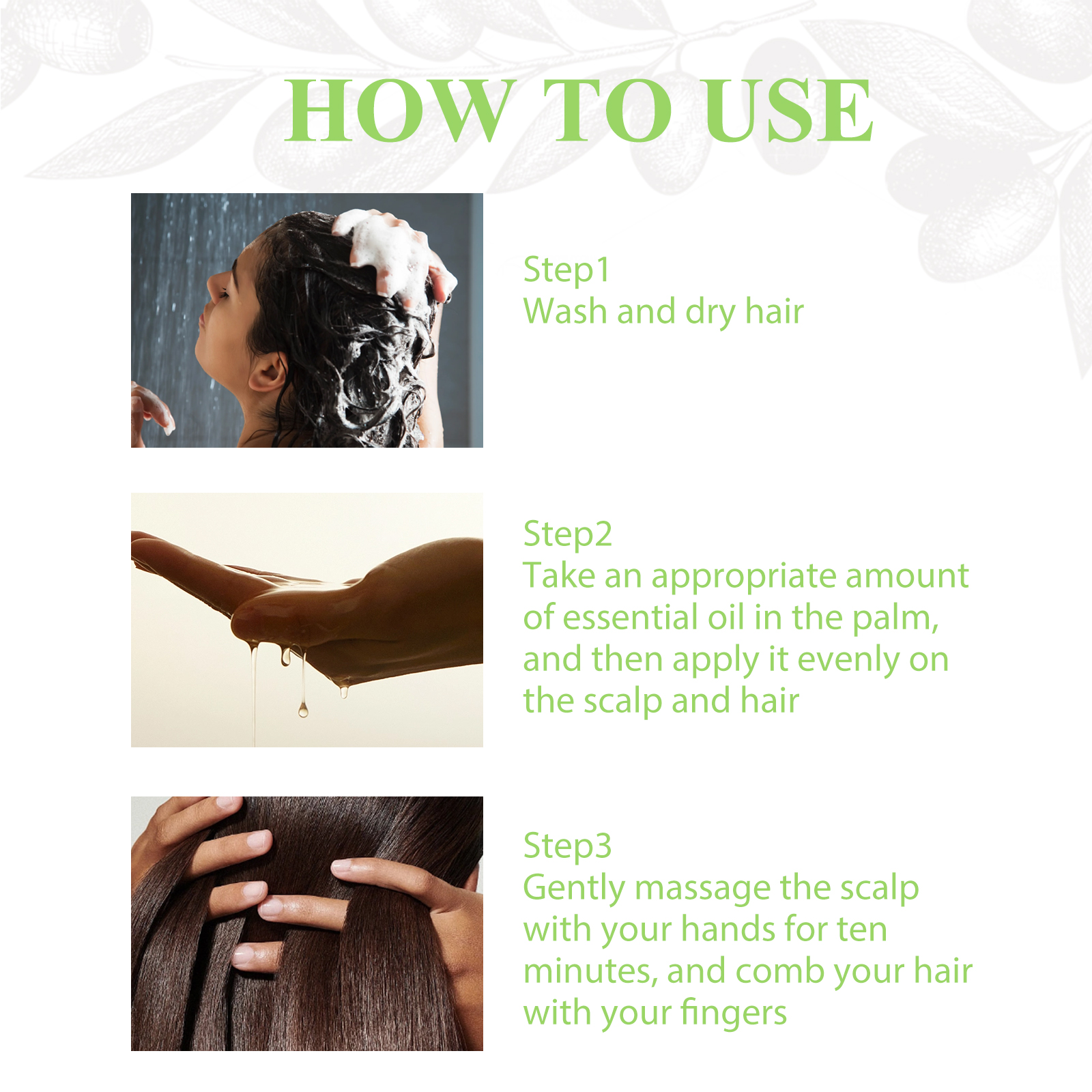 Rosemary Hair Oil Nourishing Smoothing Frizz Control Heat Protection For Dry Damaged Hair Daily Scalp And Strand Treatment